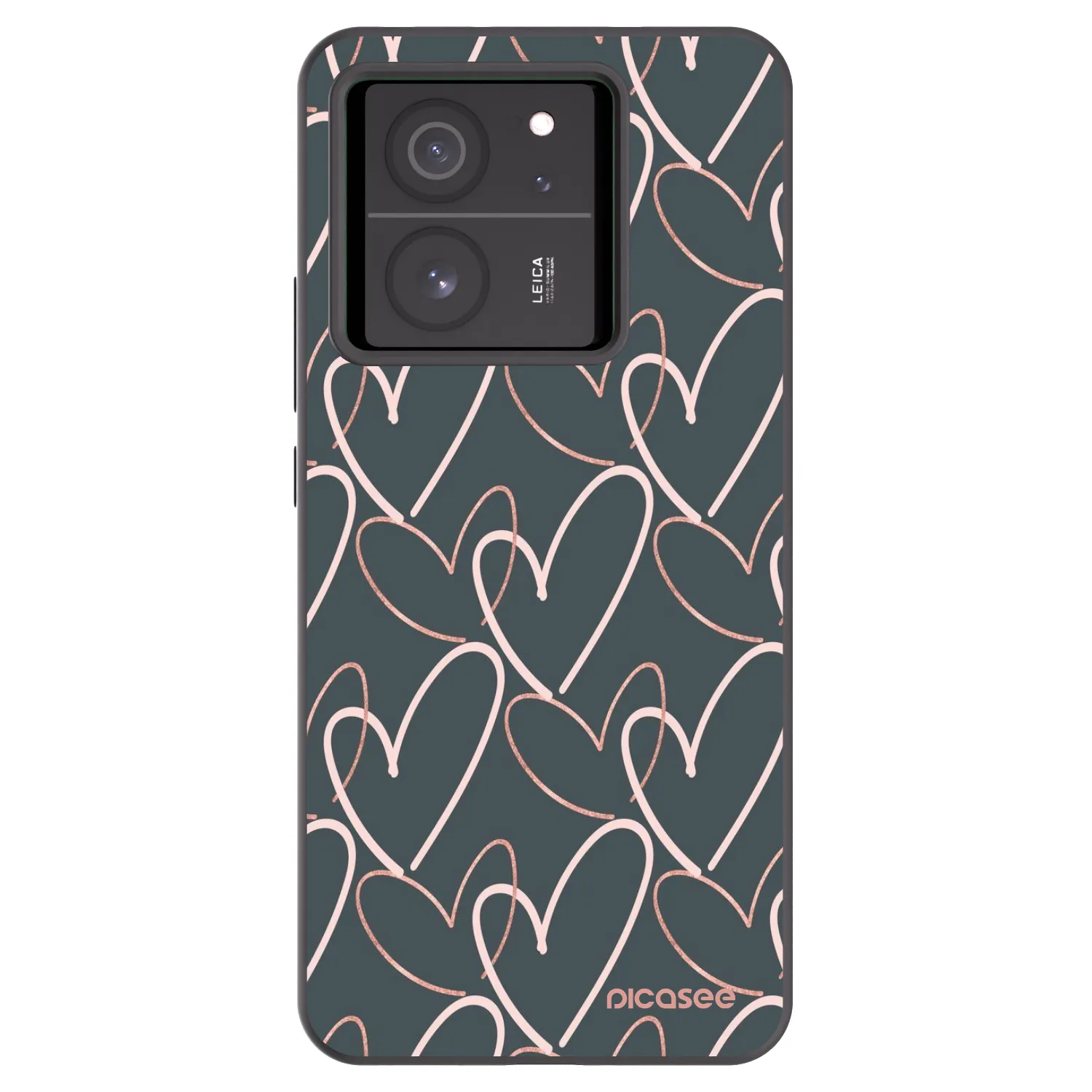Picasee silikónový čierny obal pre Xiaomi 13T Pro - Veľa lásky