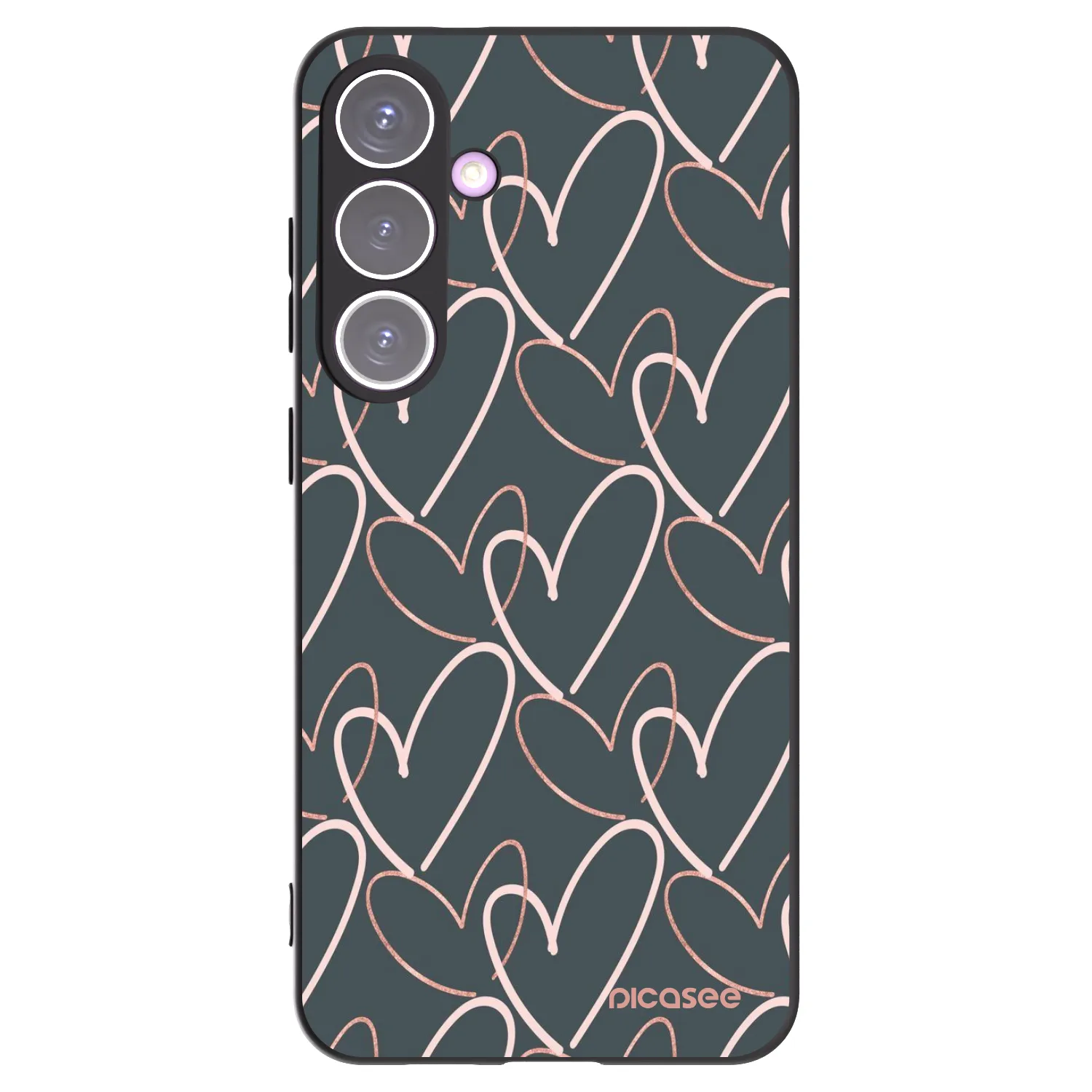 Picasee silikónový čierny obal pre Samsung Galaxy S24+ S926B 5G - Veľa lásky