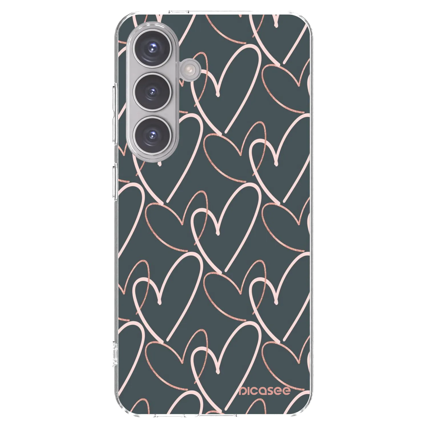 Picasee silikónový prehľadný obal pre Samsung Galaxy S24 S921B 5G - Veľa lásky