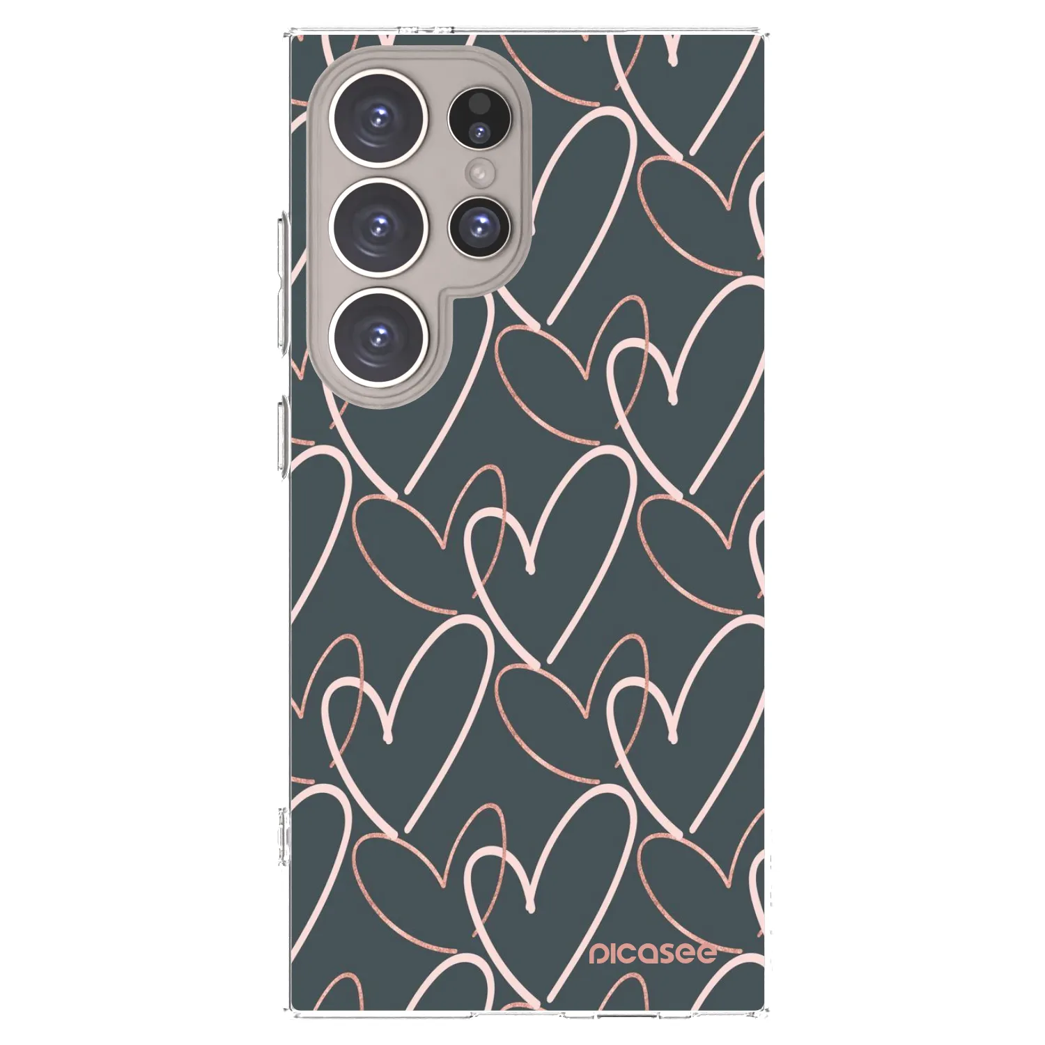 Picasee silikónový prehľadný obal pre Samsung Galaxy S24 Ultra S928B 5G - Veľa lásky