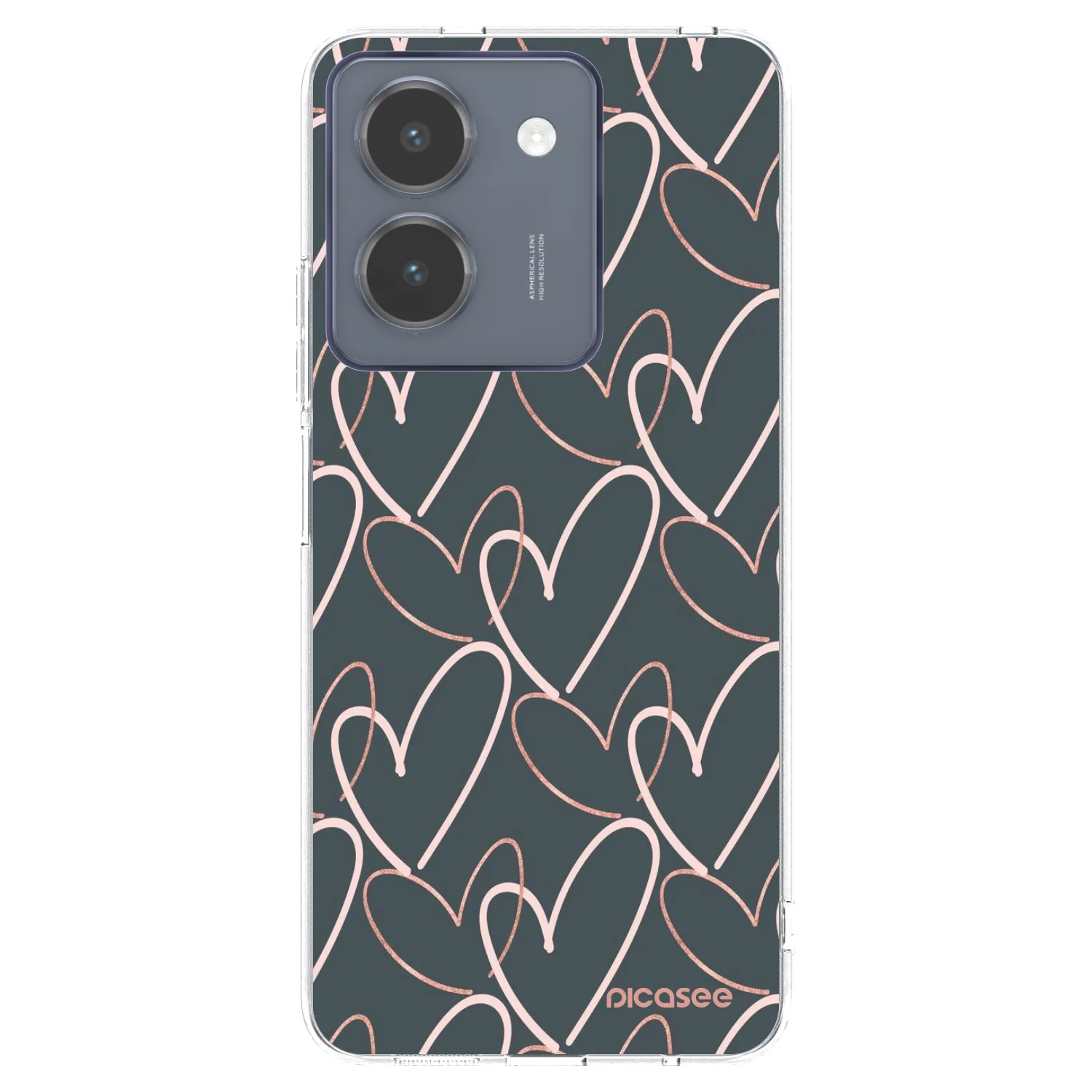 Picasee silikónový prehľadný obal pre Vivo Y36 4G - Veľa lásky