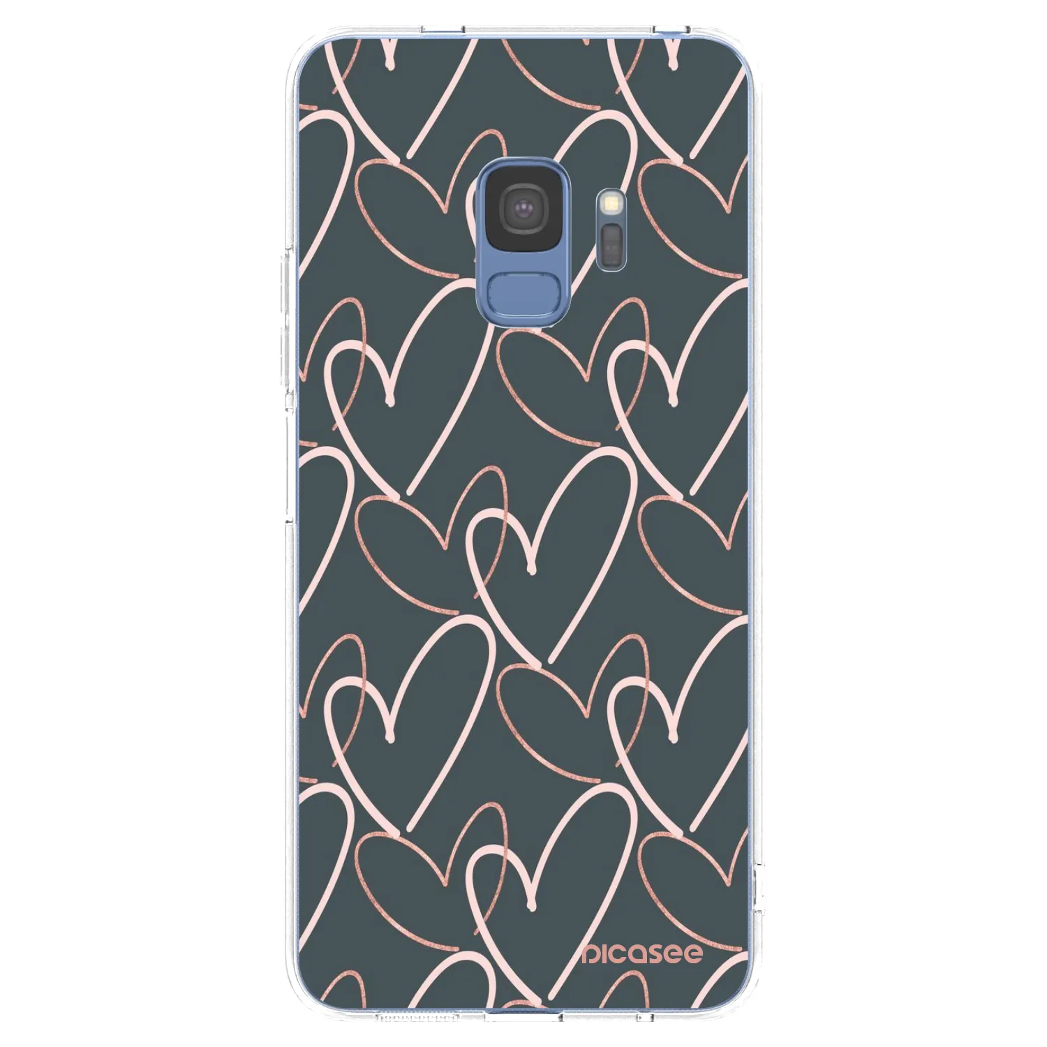 Picasee silikónový prehľadný obal pre Samsung Galaxy S9 G960F - Veľa lásky