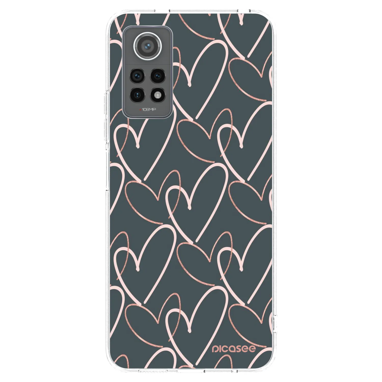 Picasee silikónový prehľadný obal pre Xiaomi Redmi Note 12 Pro 4G - Veľa lásky