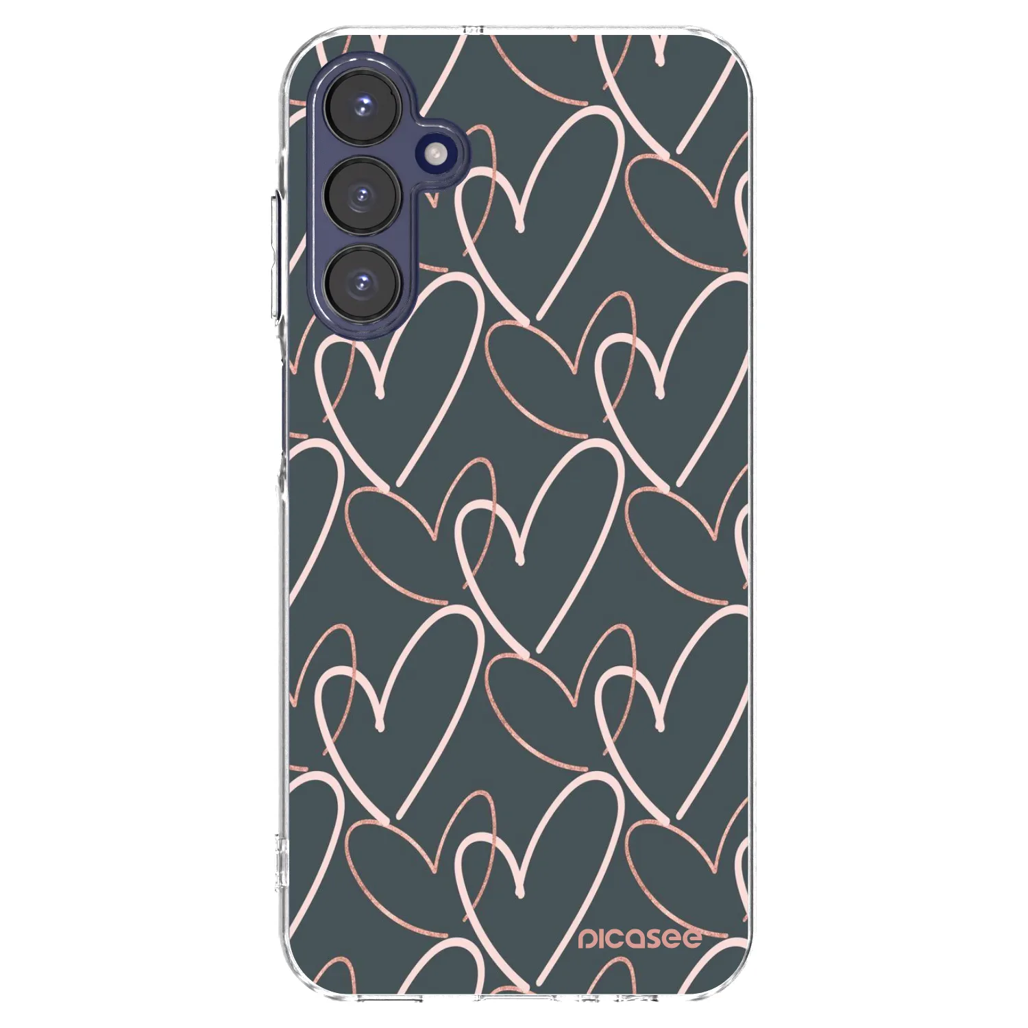Picasee silikónový prehľadný obal pre Samsung Galaxy A15 A155F 4G - Veľa lásky