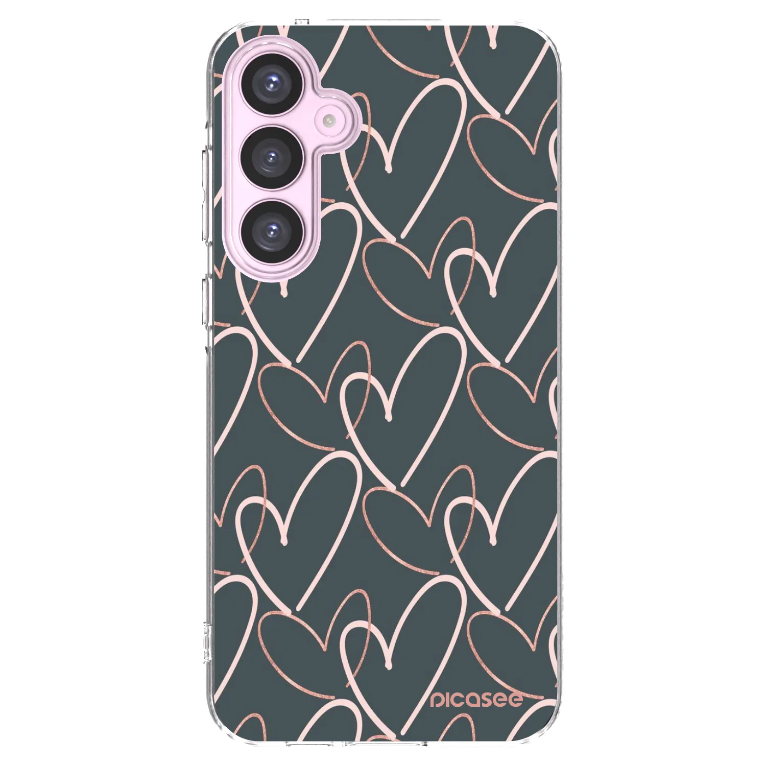 Picasee silikónový prehľadný obal pre Samsung Galaxy A55 5G A556B - Veľa lásky