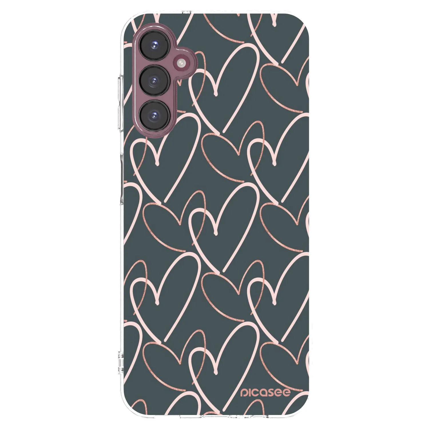 Picasee silikónový prehľadný obal pre Samsung Galaxy A05s A057G - Veľa lásky
