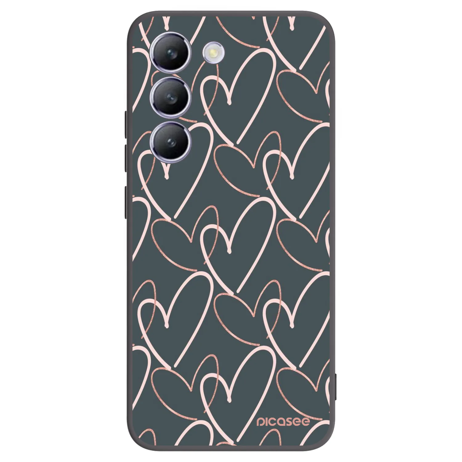 Picasee silikónový čierny obal pre Vivo V40 SE 5G - Veľa lásky