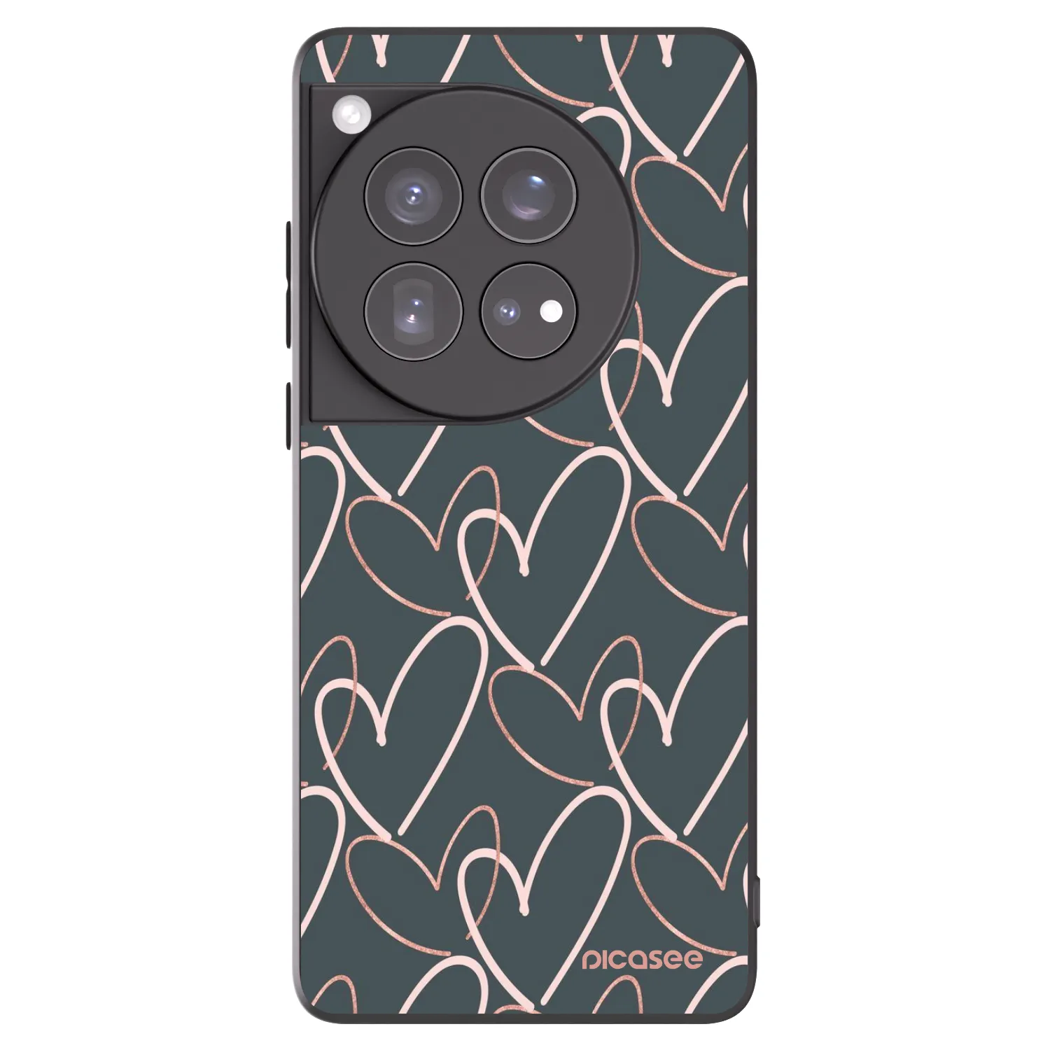 Picasee silikónový čierny obal pre OnePlus 12 5G - Veľa lásky