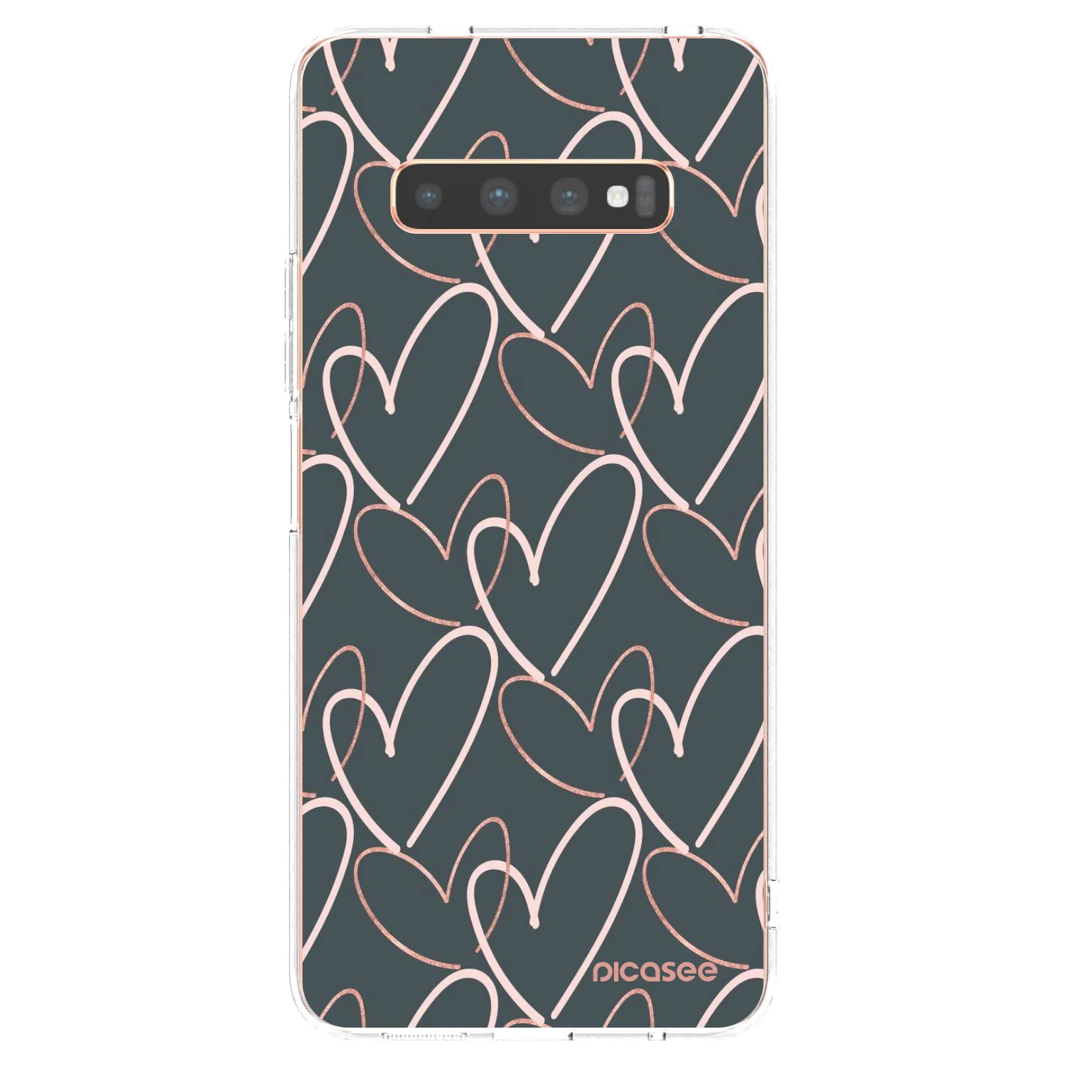 Picasee silikónový prehľadný obal pre Samsung Galaxy S10 Plus G975 - Veľa lásky