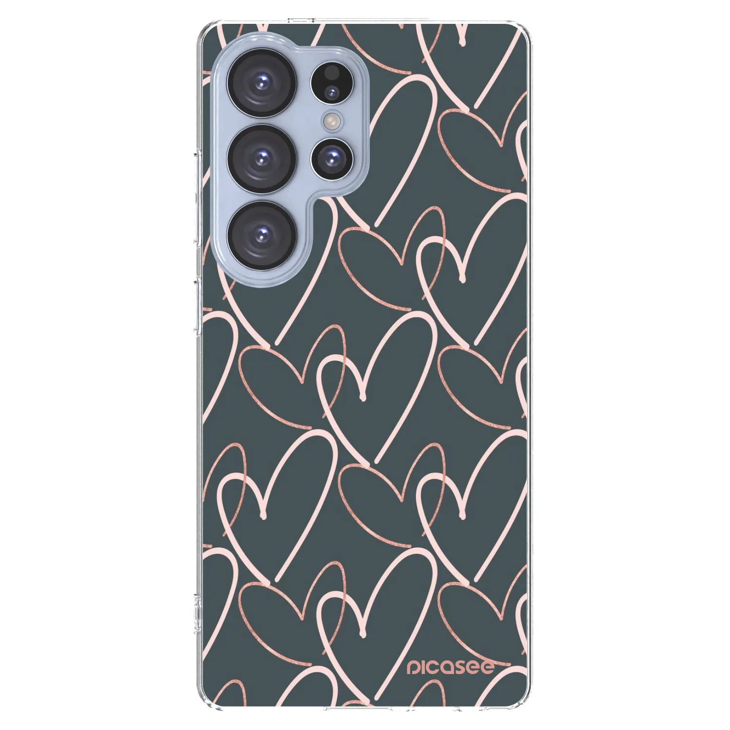 Picasee silikónový prehľadný obal pre Samsung Galaxy S25 Ultra 5G - Veľa lásky