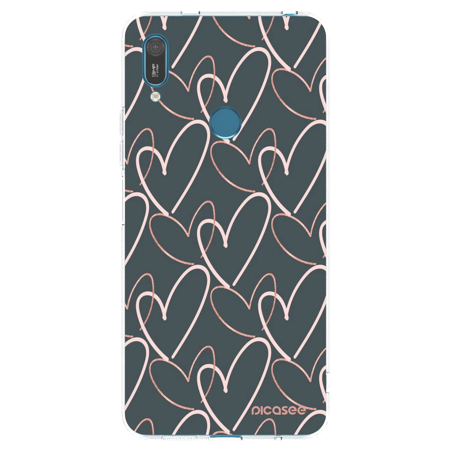 Picasee silikónový prehľadný obal pre Huawei Y7 2019 - Veľa lásky