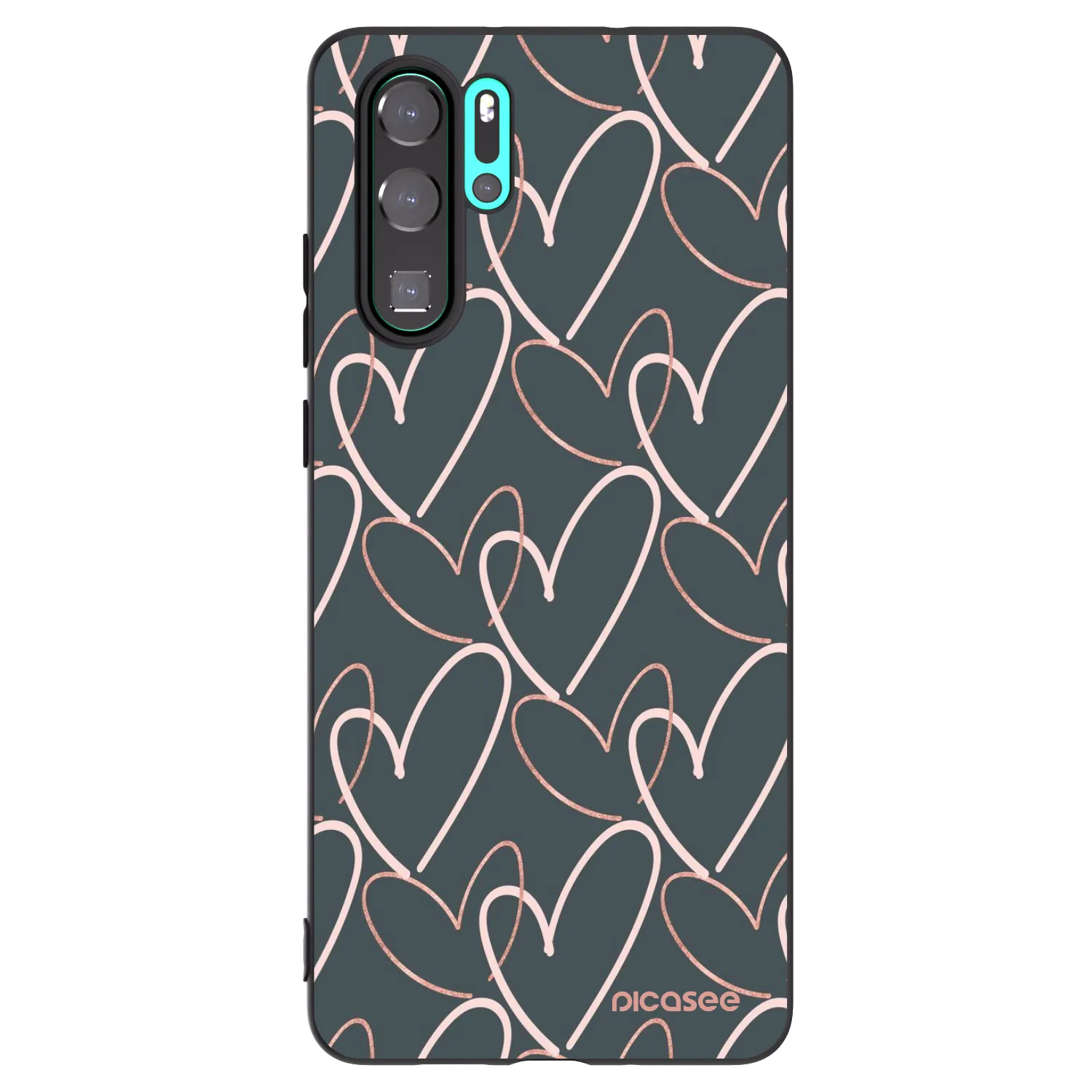 Picasee silikónový čierny obal pre Huawei P30 Pro - Veľa lásky