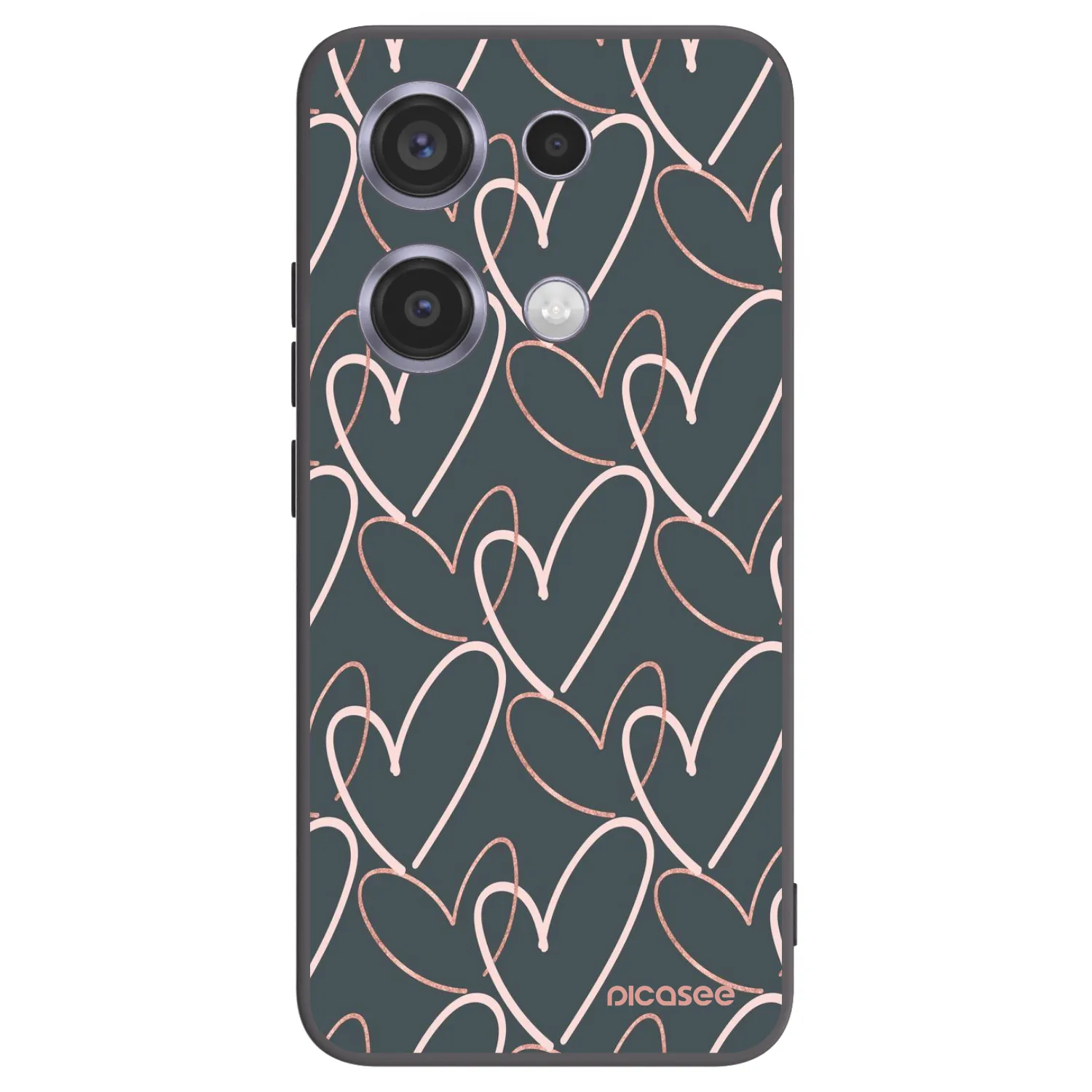 Picasee silikónový čierny obal pre Xiaomi Redmi Note 14S - Veľa lásky