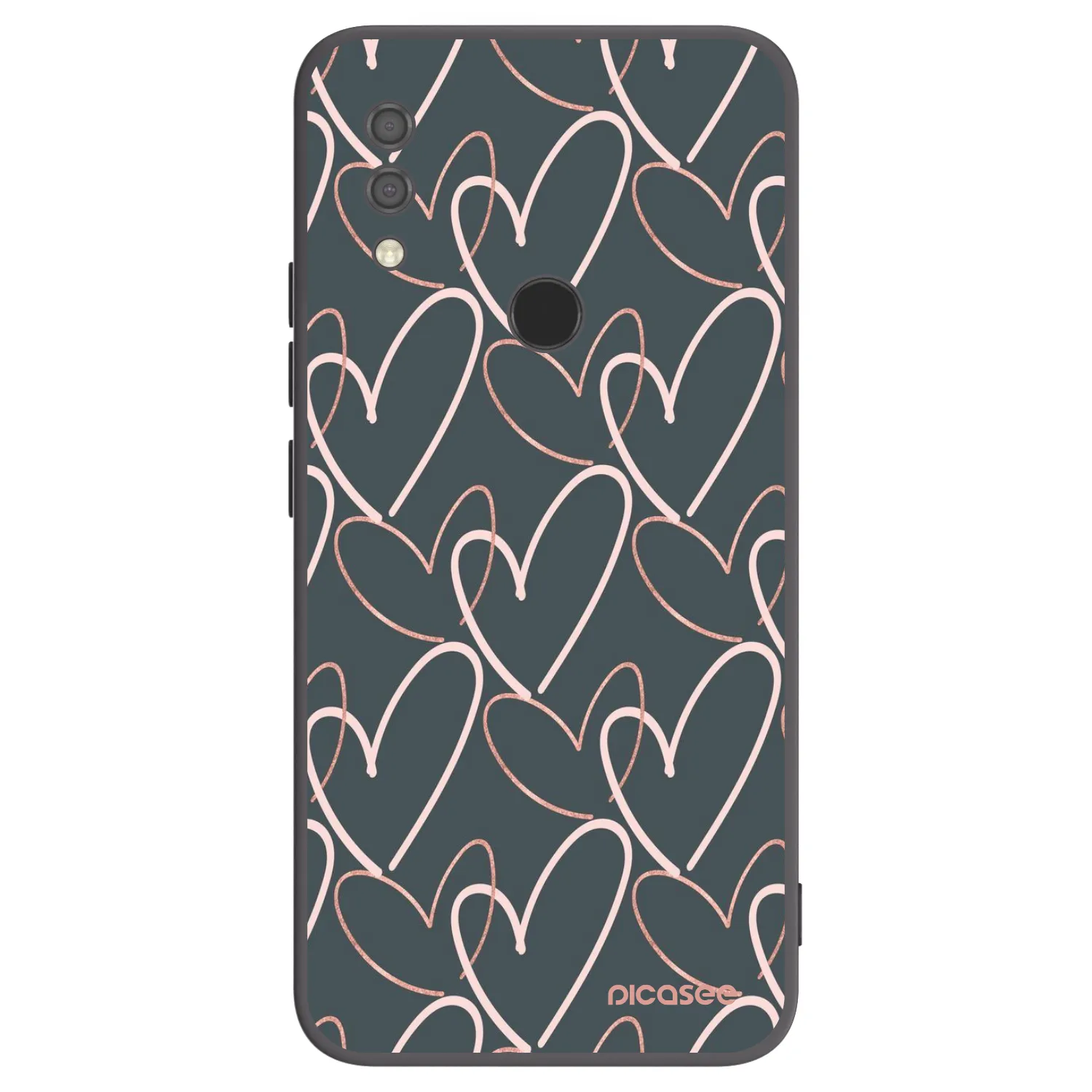 Picasee silikónový čierny obal pre Xiaomi Redmi 7 - Veľa lásky