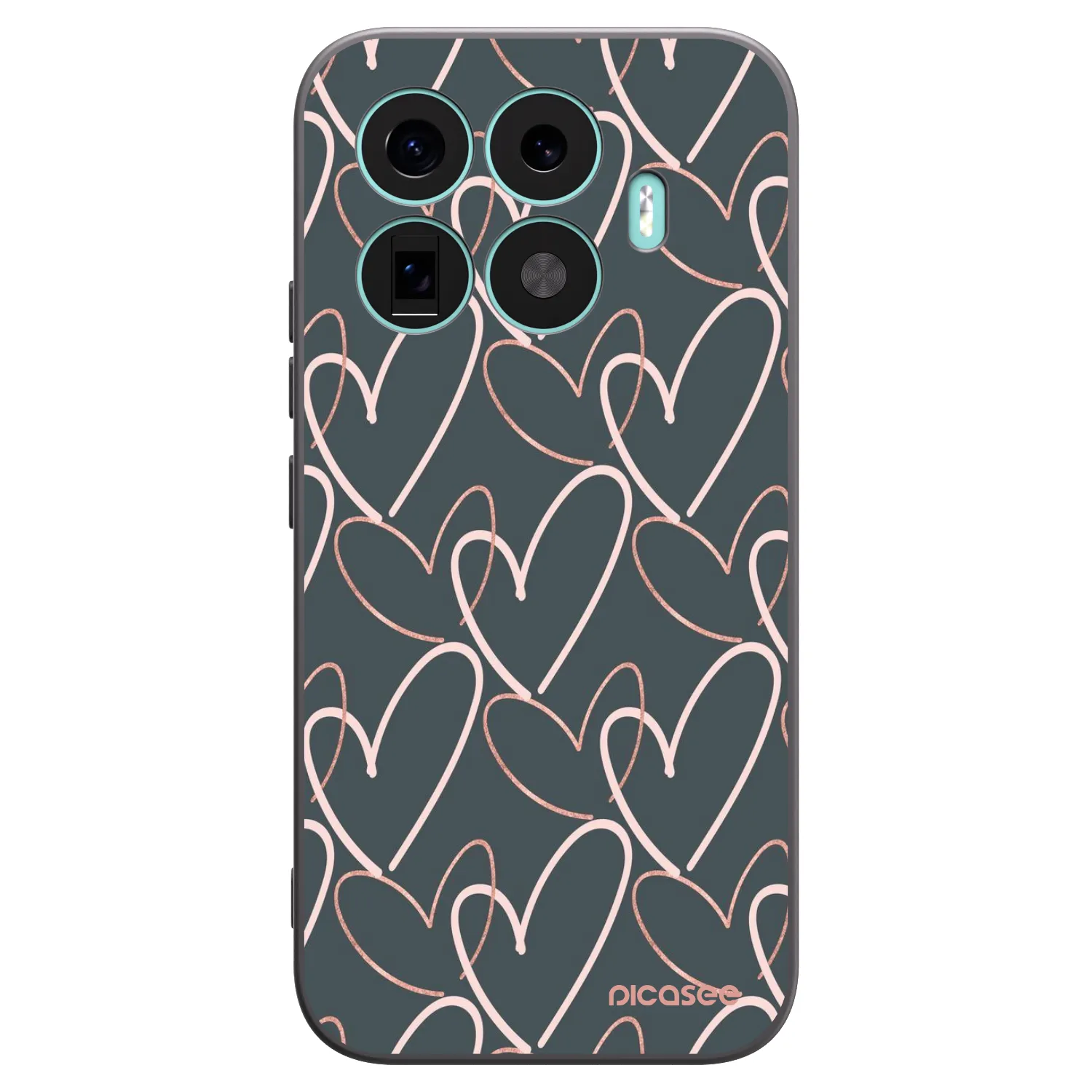 Picasee silikónový čierny obal pre Xiaomi 17T - Veľa lásky