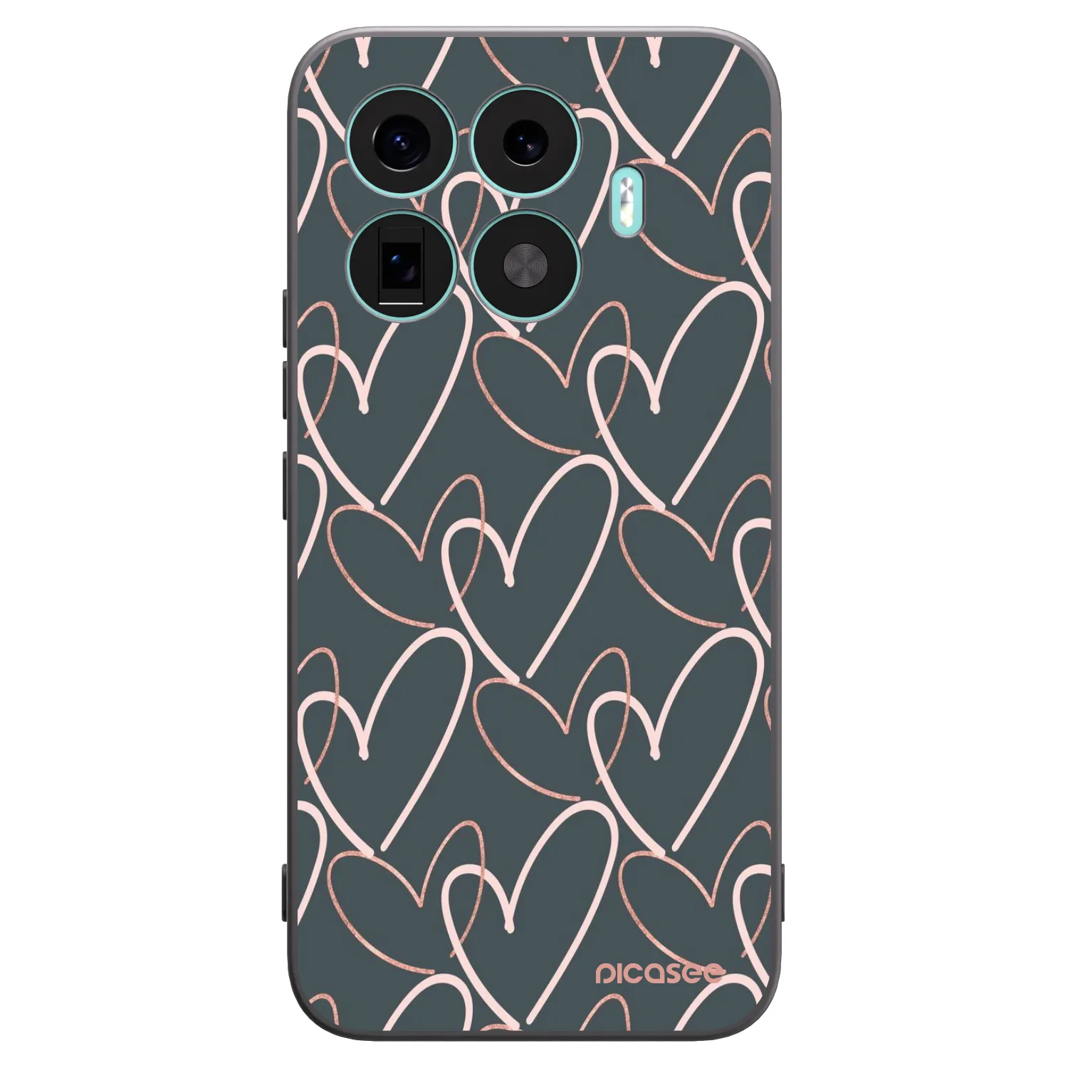 Picasee silikónový čierny obal pre Xiaomi 17T Pro - Veľa lásky