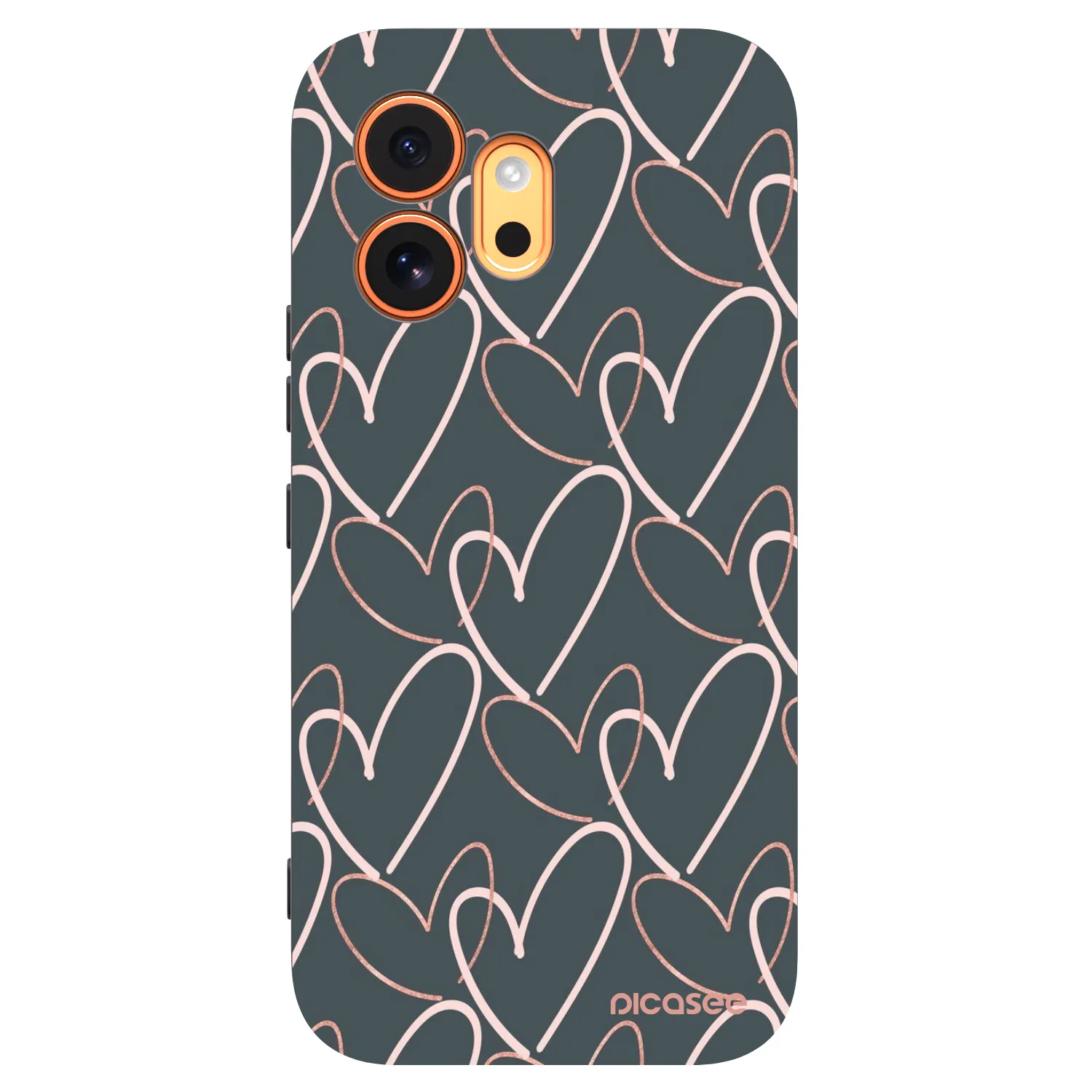 Picasee silikónový čierny obal pre Honor 600 - Veľa lásky