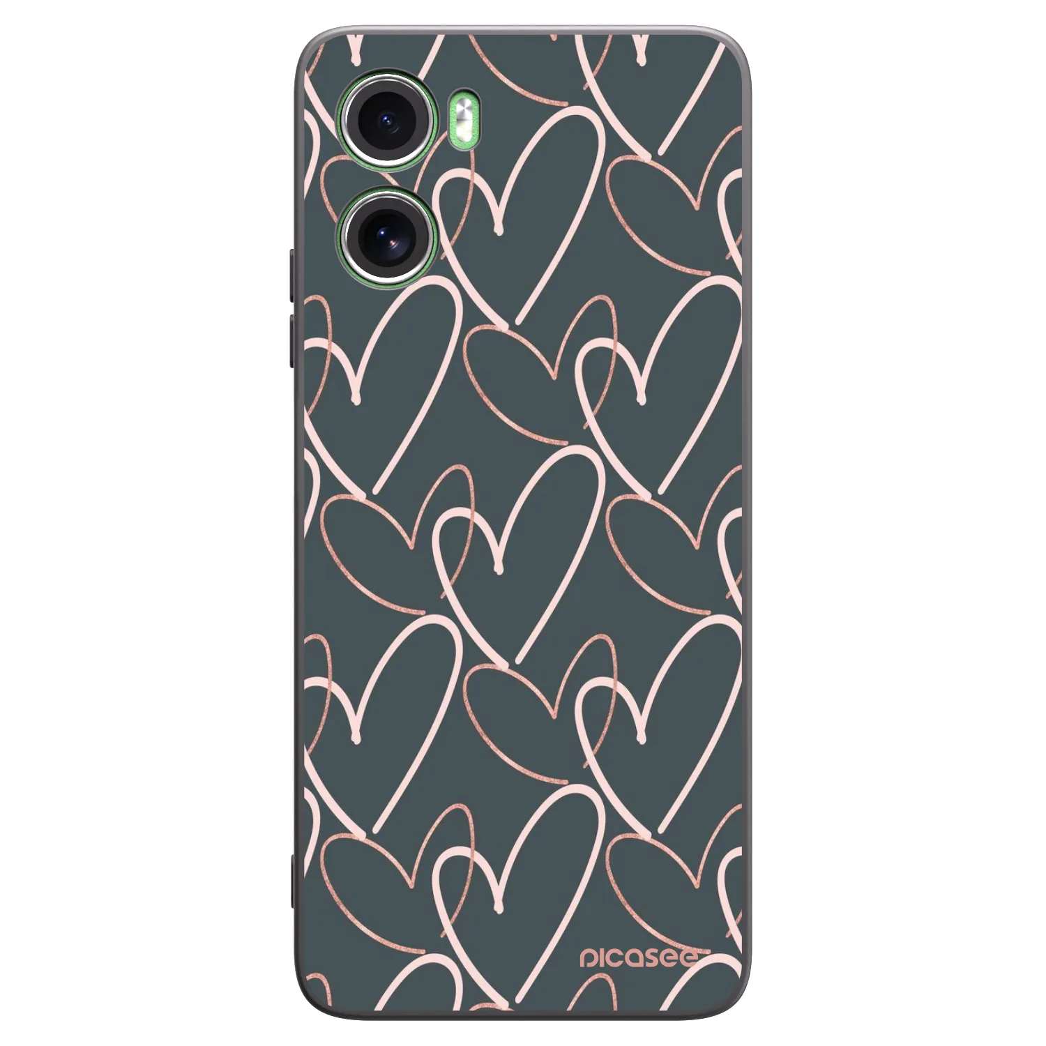 Picasee silikónový čierny obal pre Motorola Moto G06 - Veľa lásky