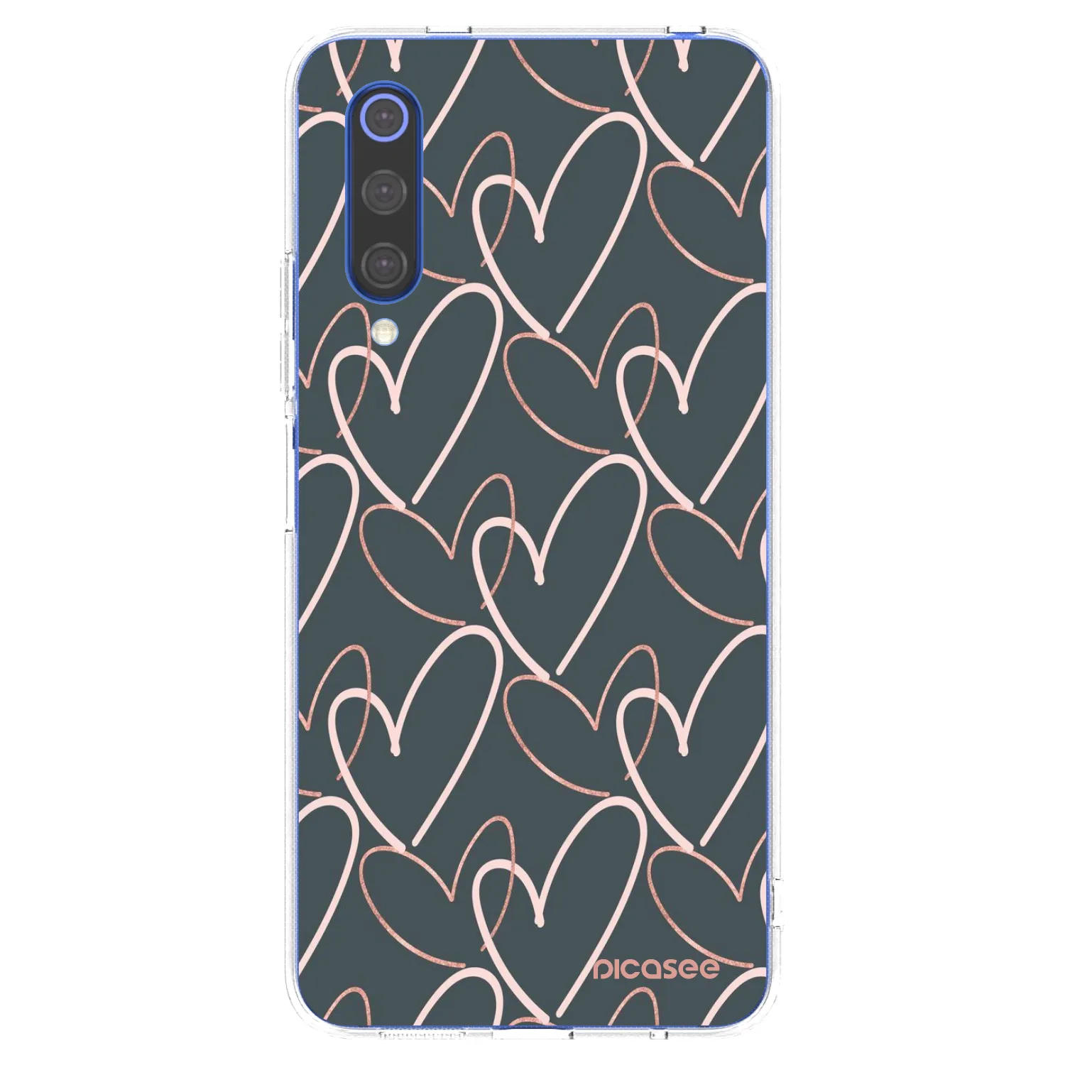 Picasee silikónový prehľadný obal pre Xiaomi Mi 9 SE - Veľa lásky
