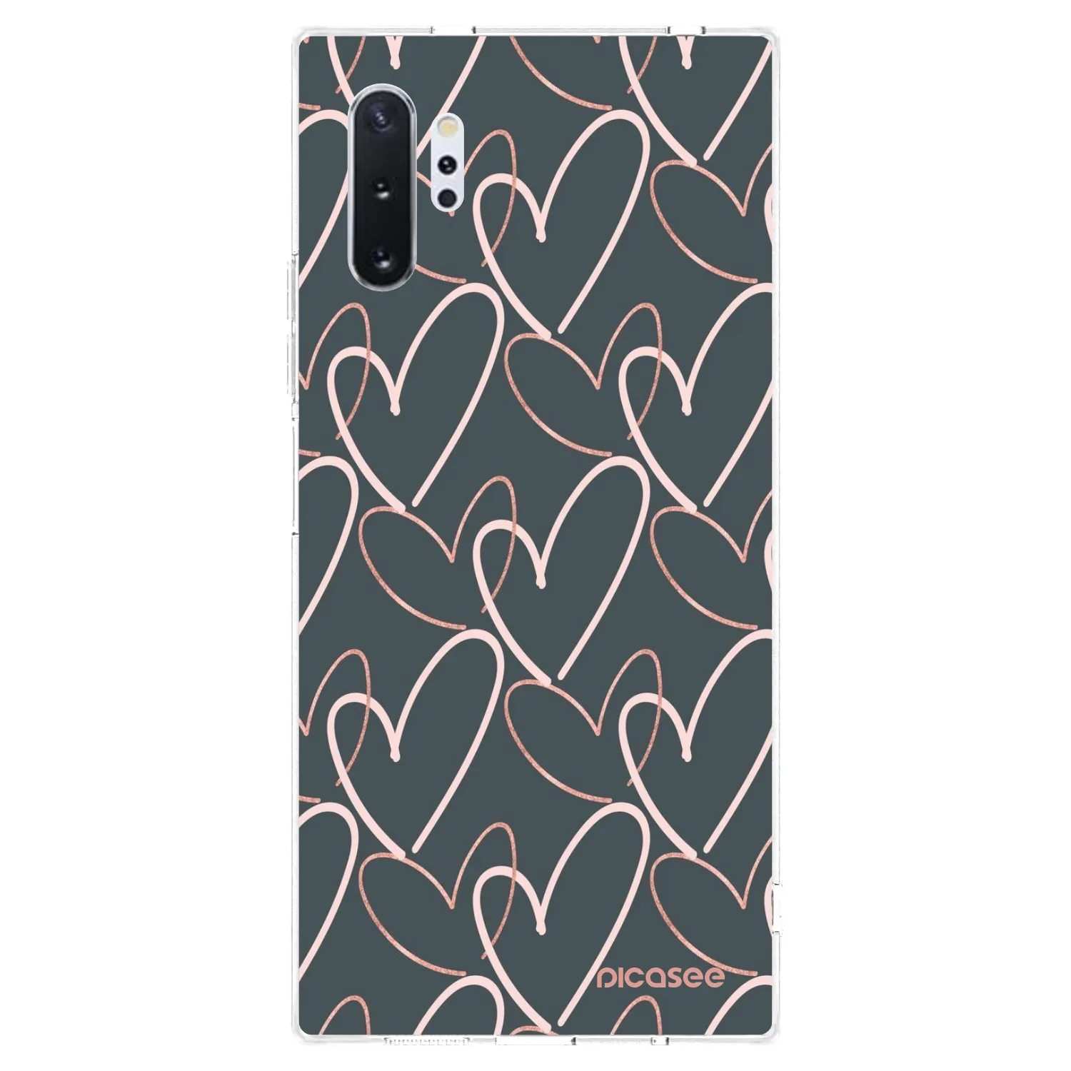 Picasee silikónový prehľadný obal pre Samsung Galaxy Note 10+ N975F - Veľa lásky