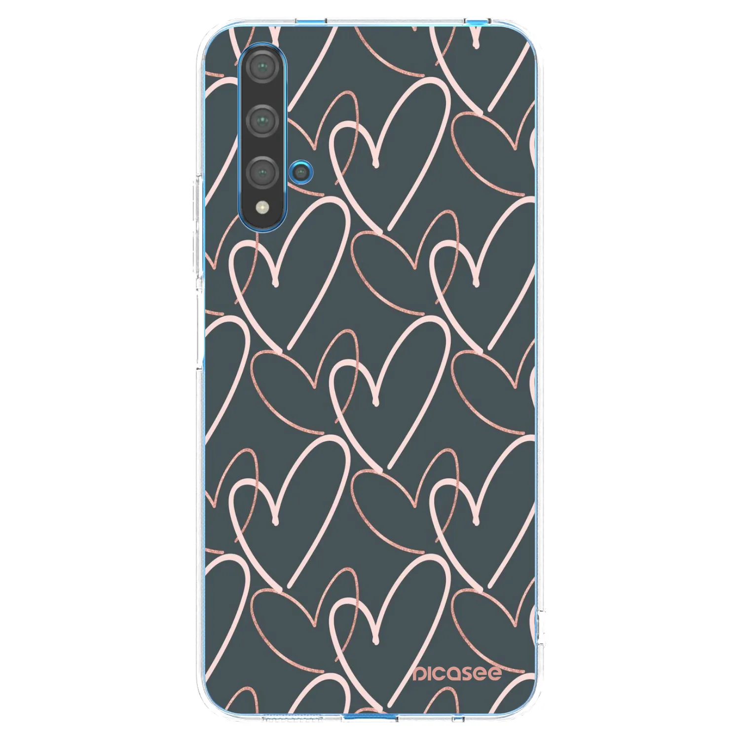 Picasee silikónový prehľadný obal pre Huawei Nova 5T - Veľa lásky