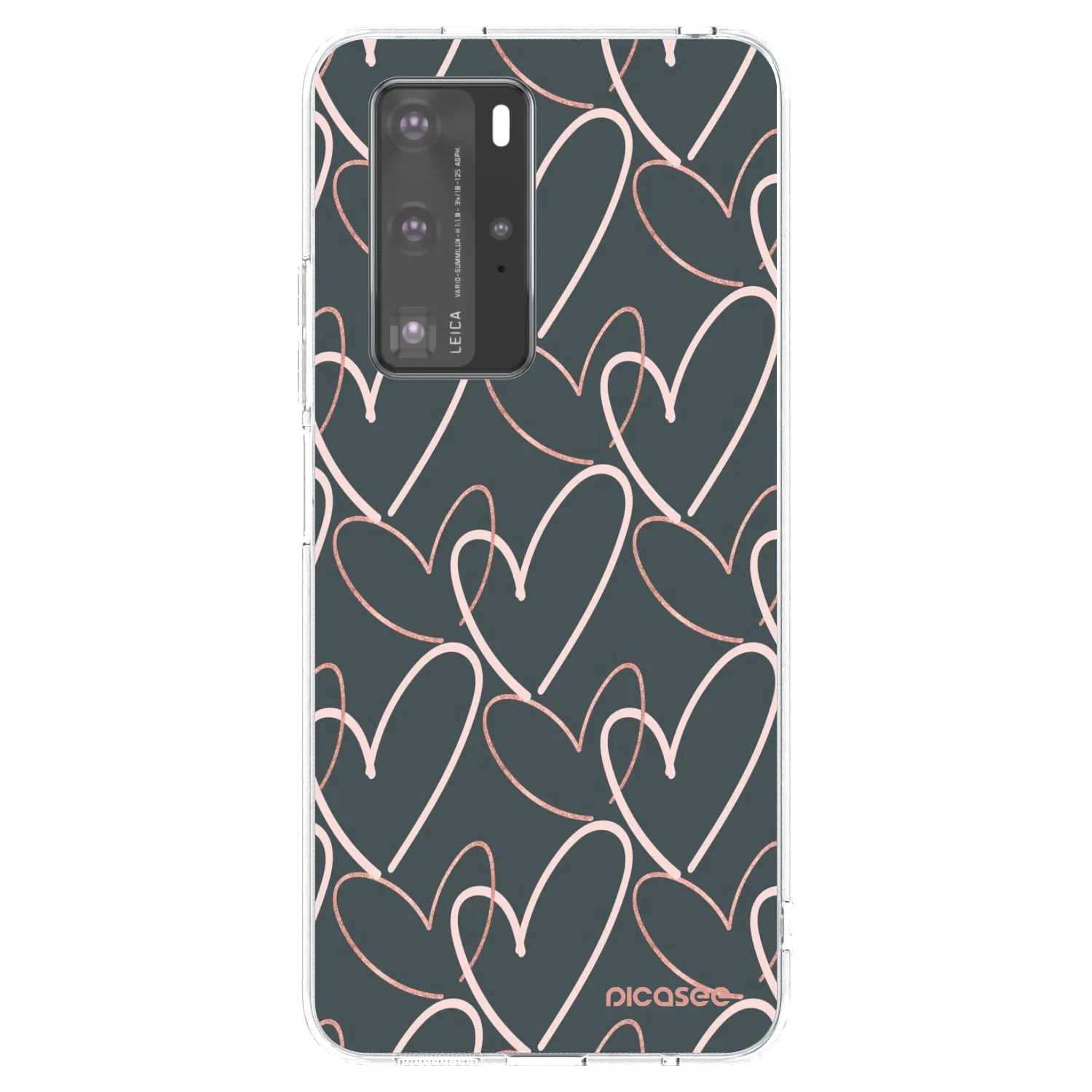 Picasee silikónový prehľadný obal pre Huawei P40 Pro - Veľa lásky