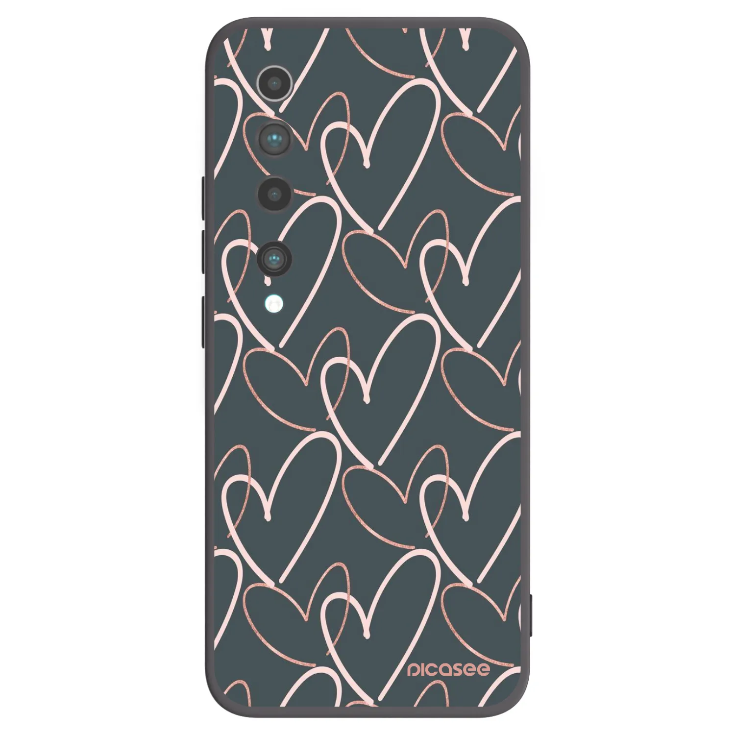 Picasee silikónový čierny obal pre Xiaomi Mi 10 - Veľa lásky