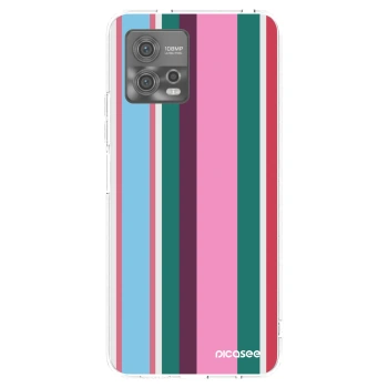 Picasee silikónový prehľadný obal pre Motorola Moto G72 - Cabana club