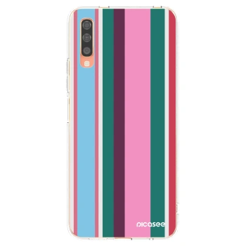 Picasee silikónový prehľadný obal pre Samsung Galaxy A70 A705F - Cabana club