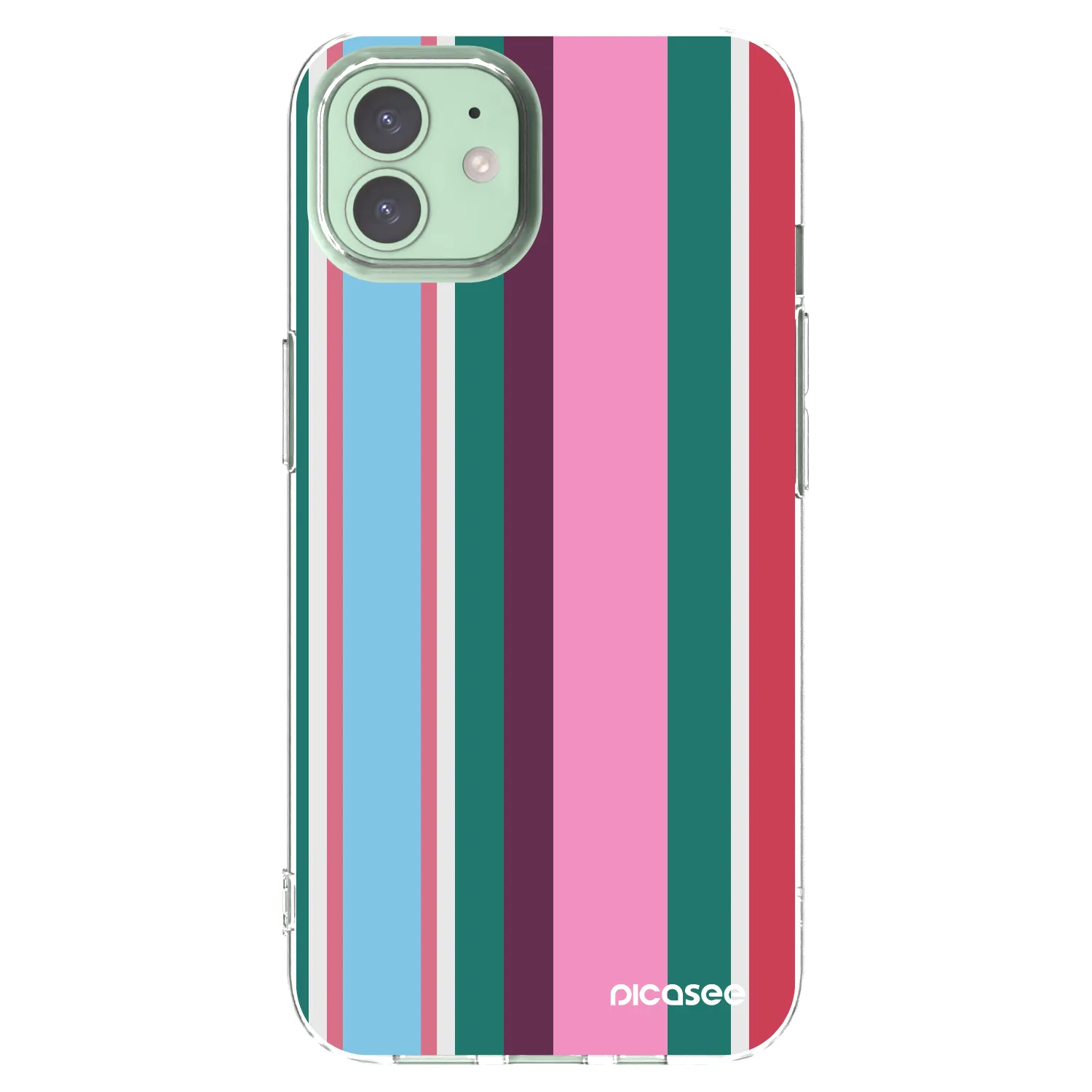Picasee silikónový prehľadný obal pre Apple iPhone 12 Pro - Cabana club