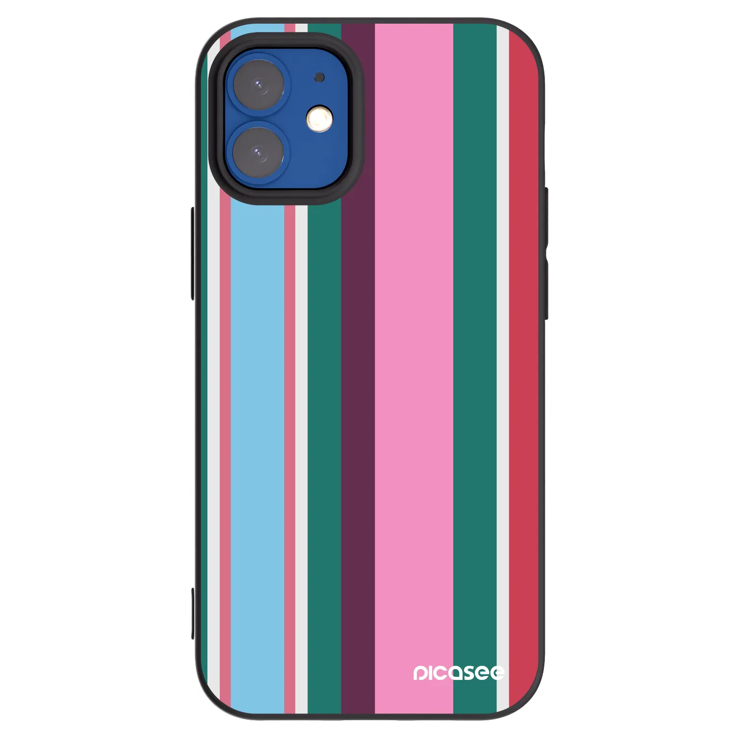 Picasee silikónový čierny obal pre Apple iPhone 12 mini - Cabana club