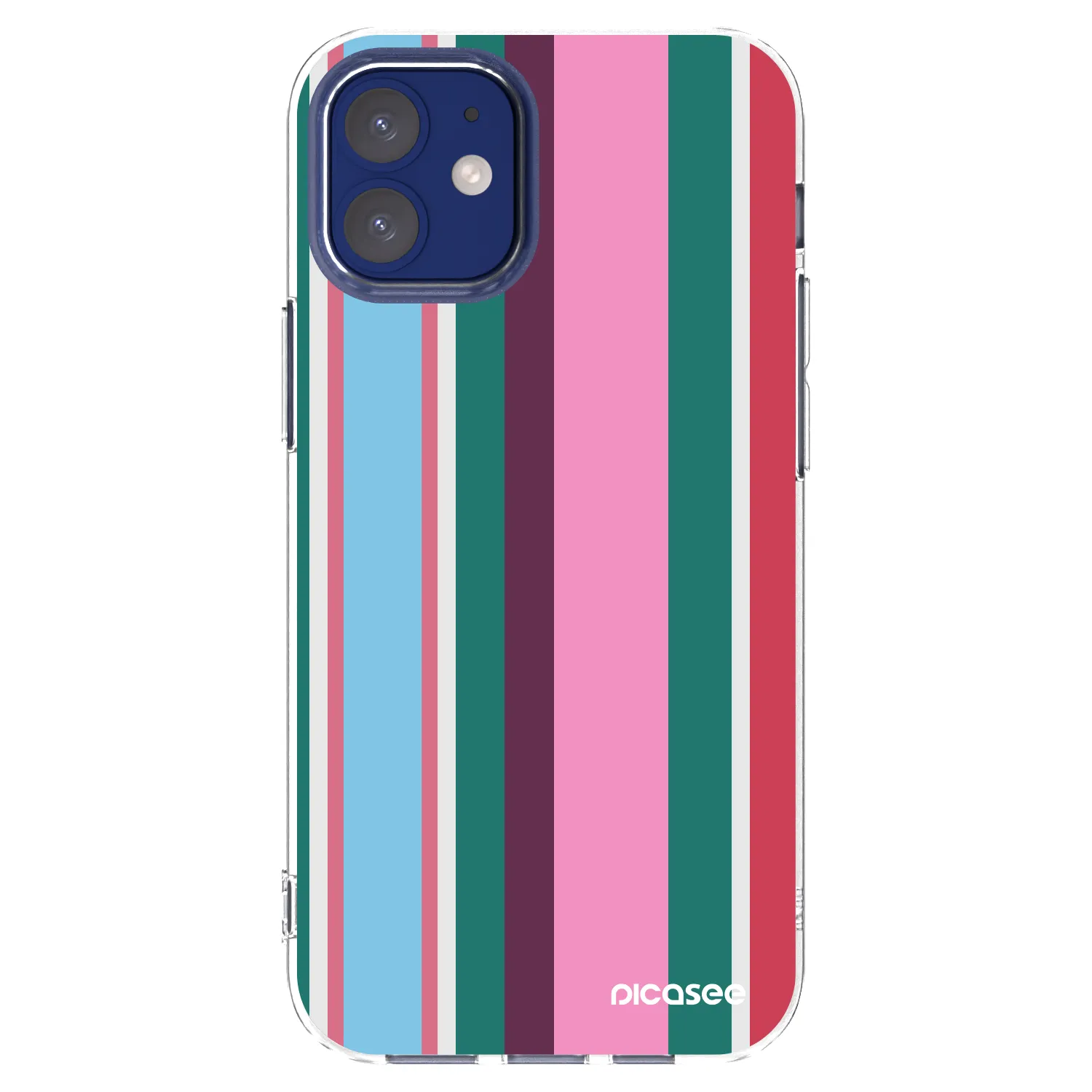Picasee silikónový prehľadný obal pre Apple iPhone 12 mini - Cabana club