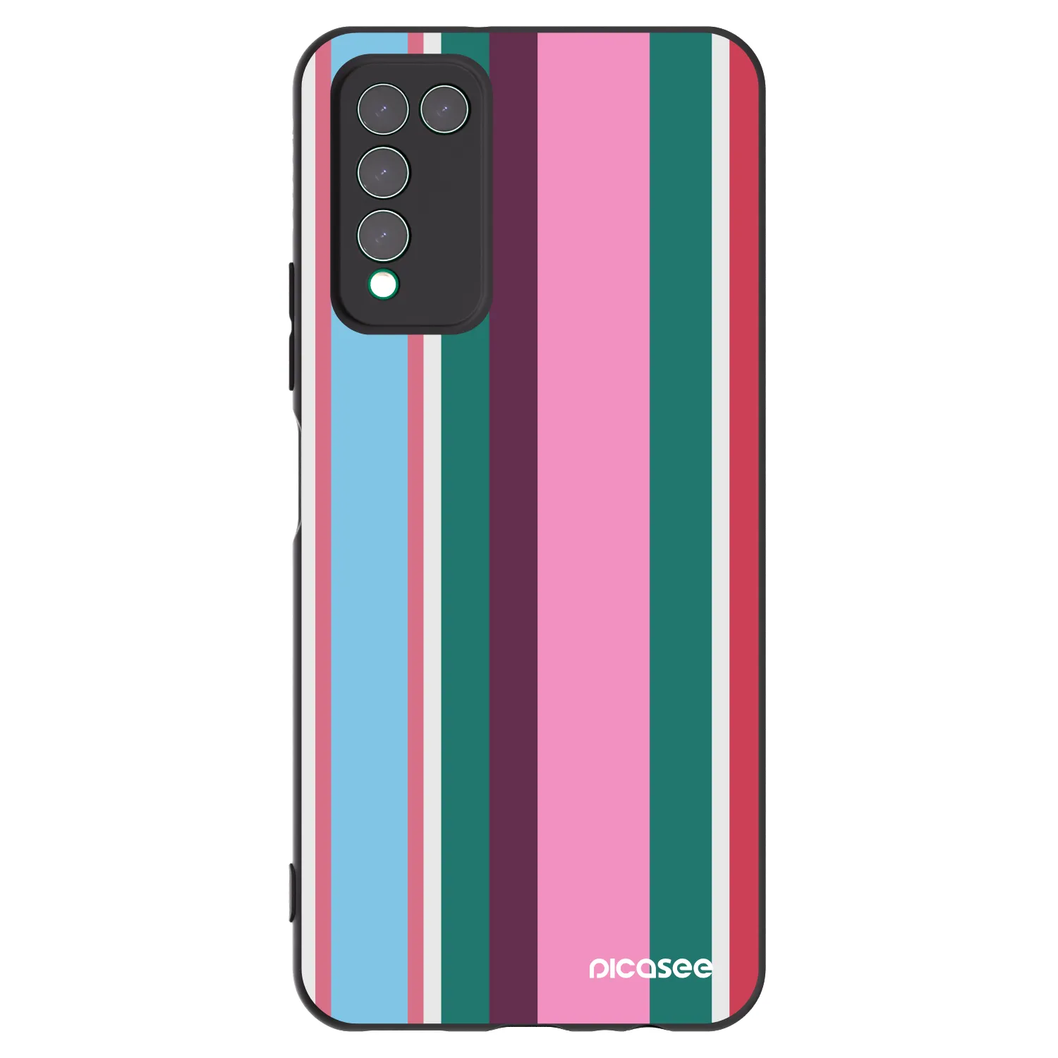 Picasee silikónový čierny obal pre Honor 10X Lite - Cabana club