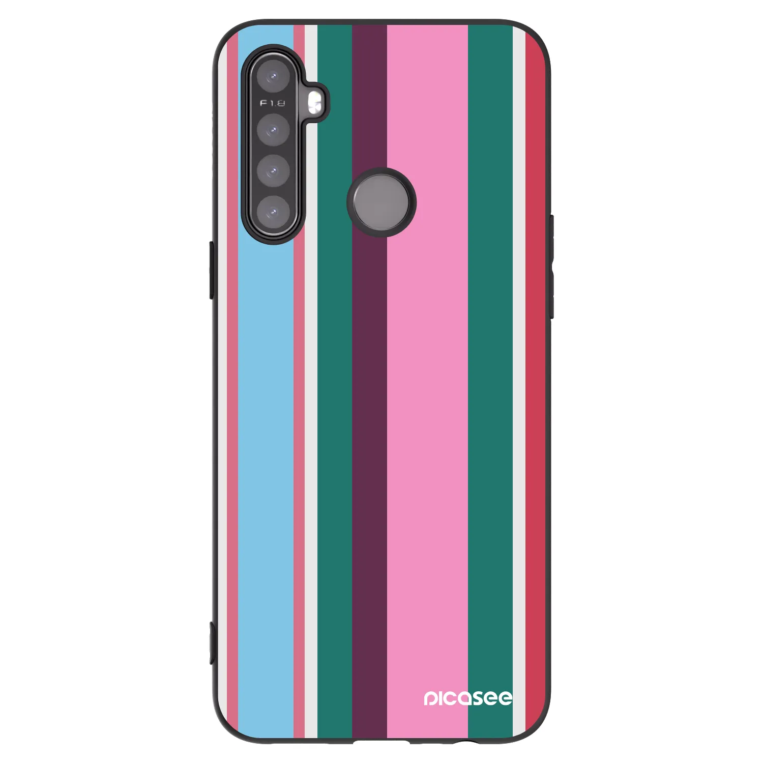 Picasee silikónový čierny obal pre Realme 5 - Cabana club