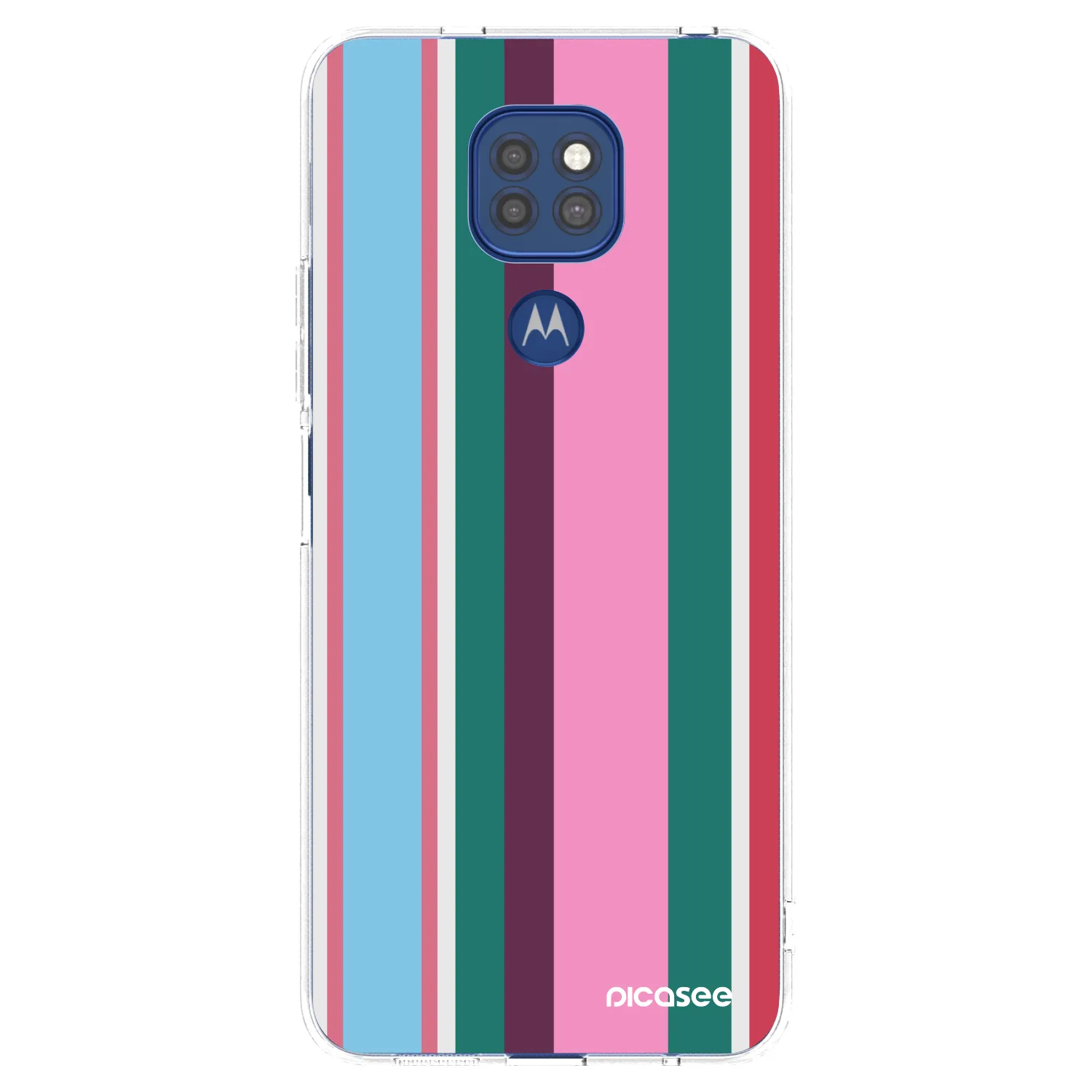 Picasee silikónový prehľadný obal pre Motorola Moto G9 Play - Cabana club