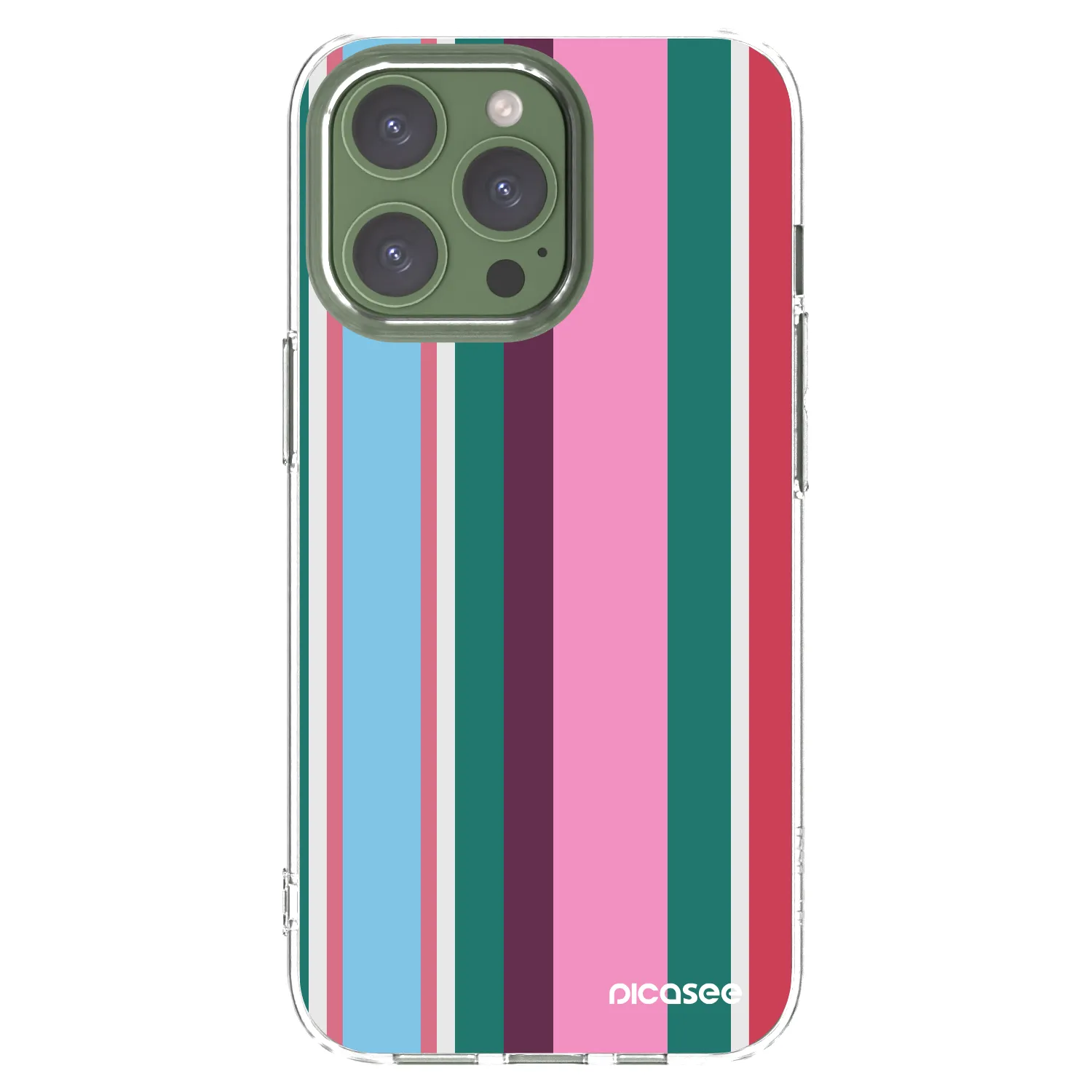 Picasee silikónový prehľadný obal pre Apple iPhone 13 Pro - Cabana club