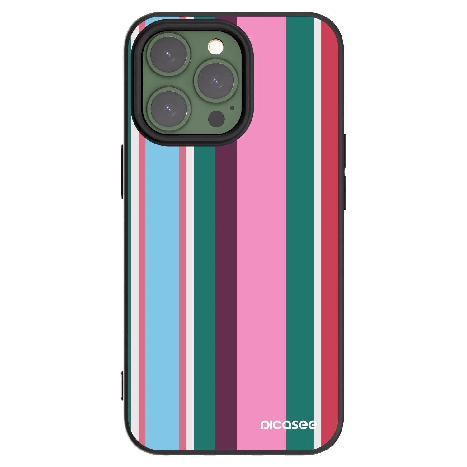Picasee silikónový čierny obal pre Apple iPhone 13 Pro - Cabana club