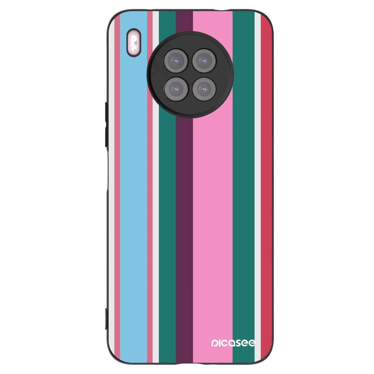 Picasee silikónový čierny obal pre Huawei Nova 8i - Cabana club