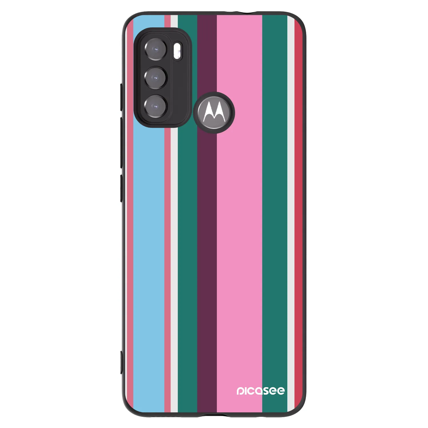 Picasee silikónový čierny obal pre Motorola Moto G60 - Cabana club