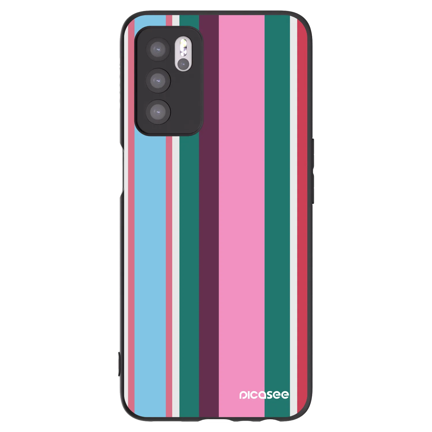 Picasee silikónový čierny obal pre OPPO A16s - Cabana club