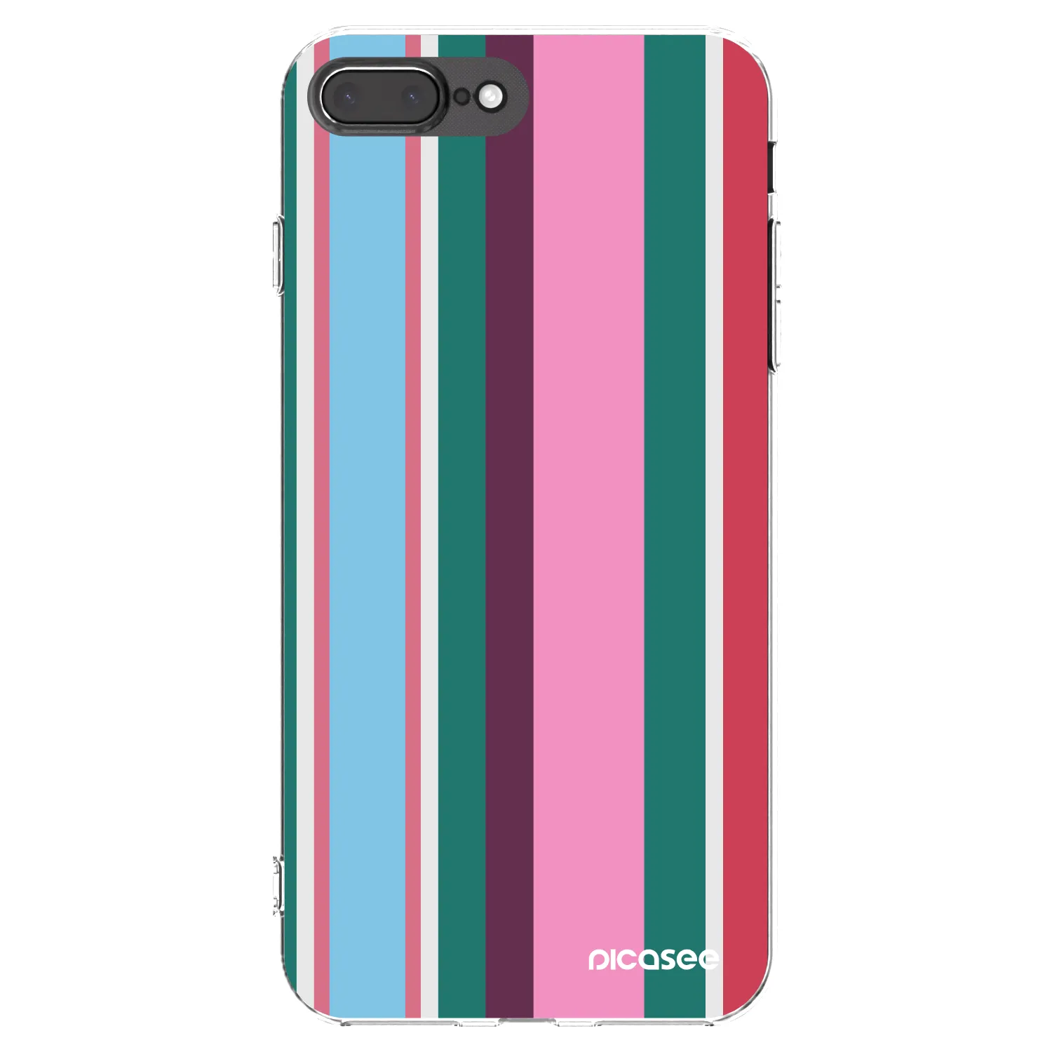 Picasee silikónový prehľadný obal pre Apple iPhone 8 Plus - Cabana club
