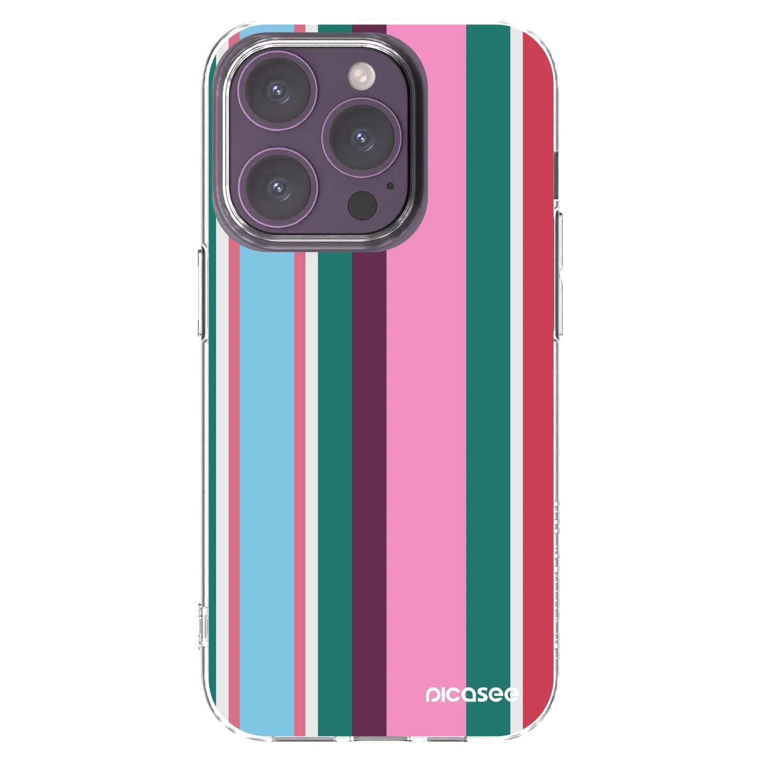 Picasee silikónový prehľadný obal pre Apple iPhone 14 Pro - Cabana club