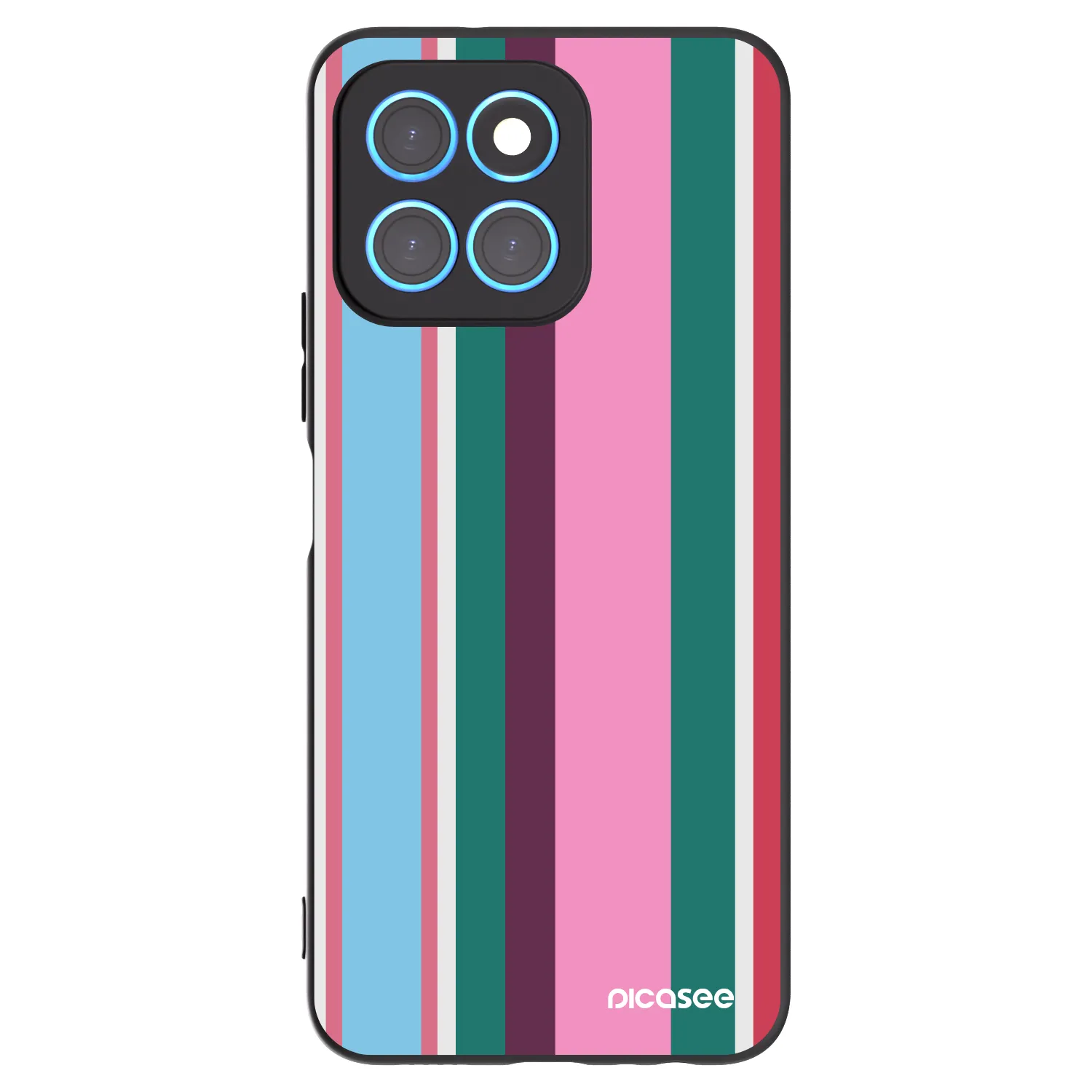 Picasee silikónový čierny obal pre Honor X8 5G - Cabana club