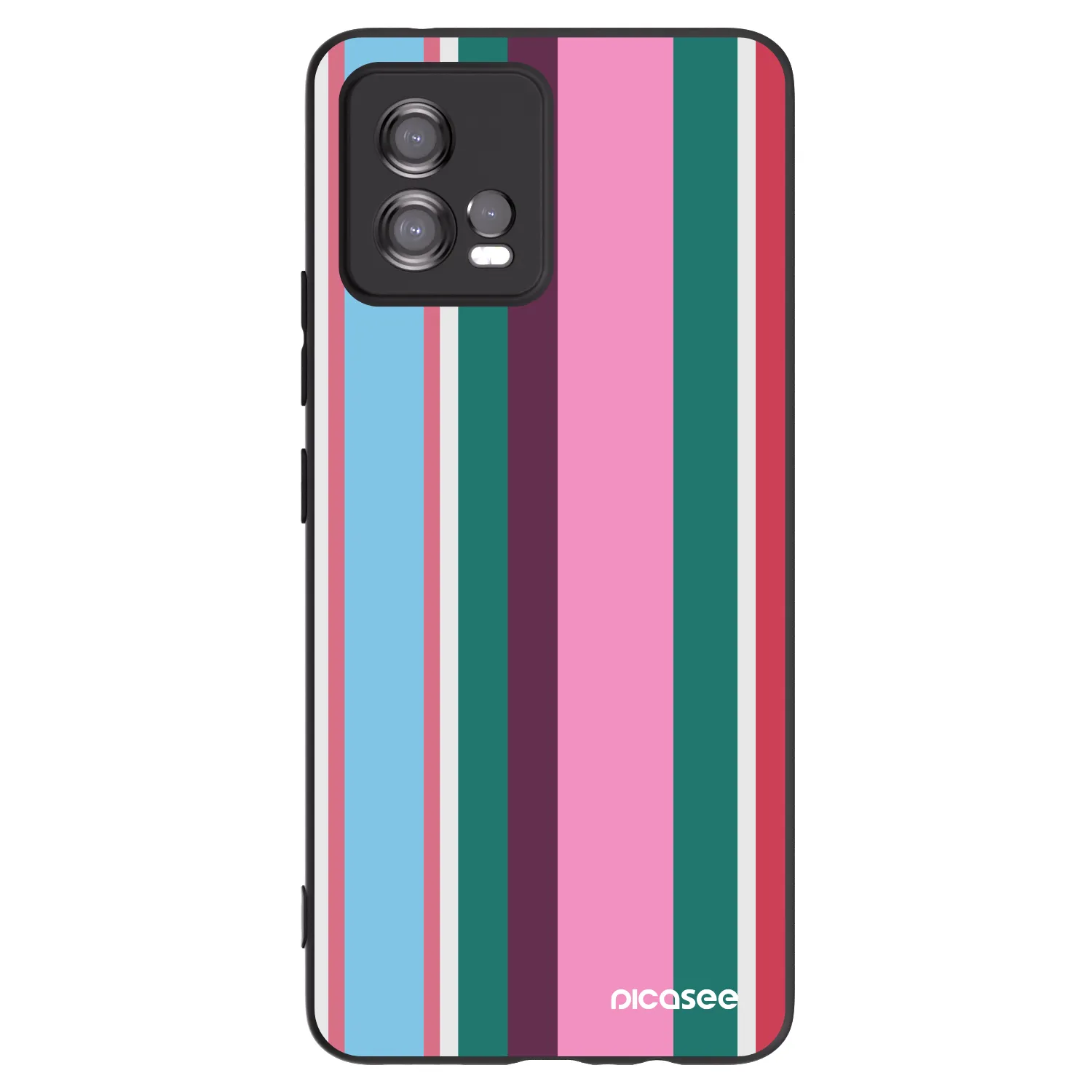 Picasee silikónový čierny obal pre Motorola Moto G72 - Cabana club