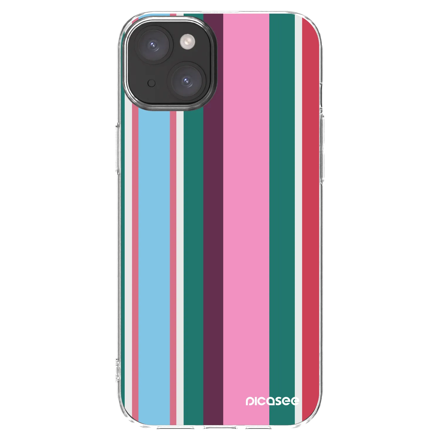 Picasee silikónový prehľadný obal pre Apple iPhone 15 Plus - Cabana club