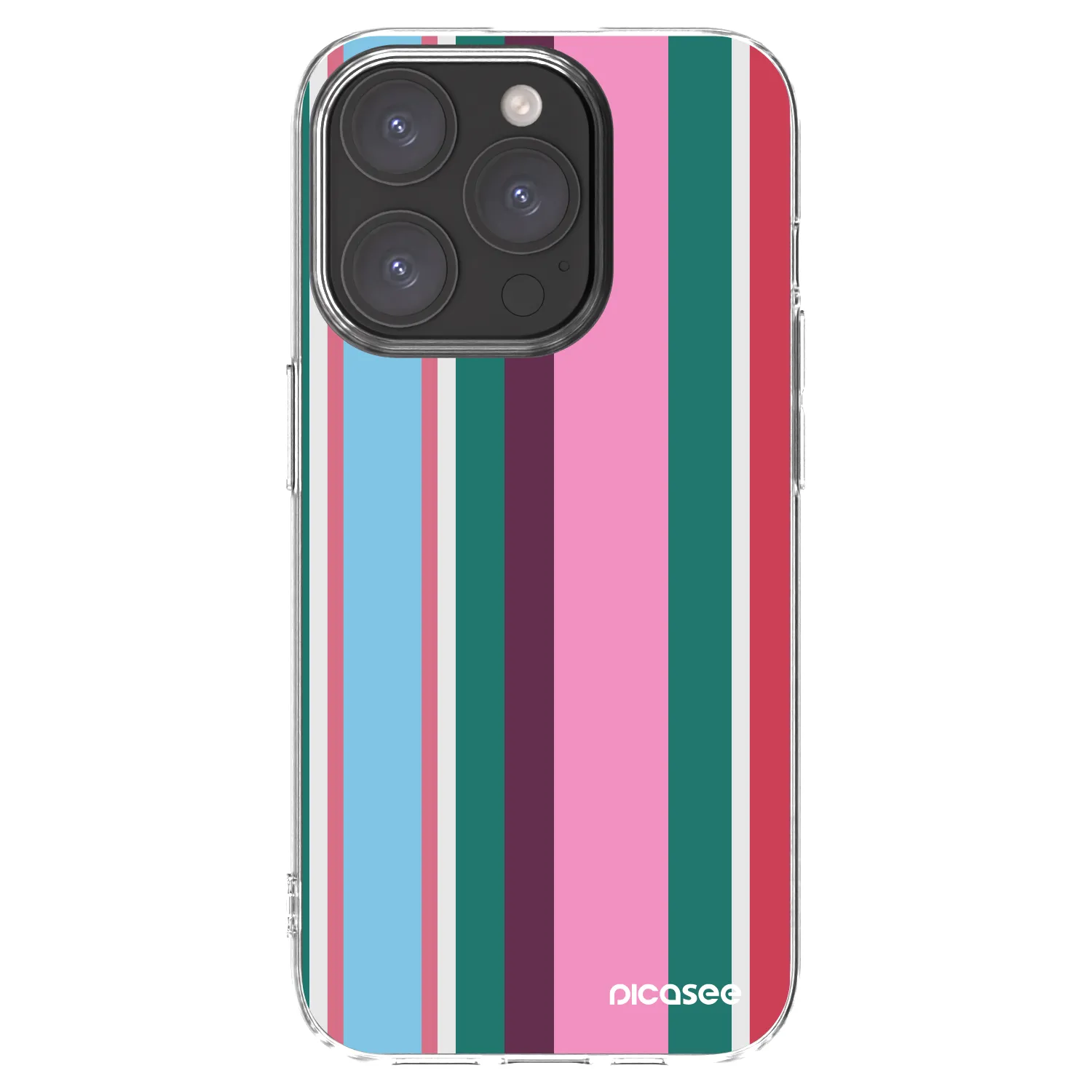 Picasee silikónový prehľadný obal pre Apple iPhone 15 Pro - Cabana club