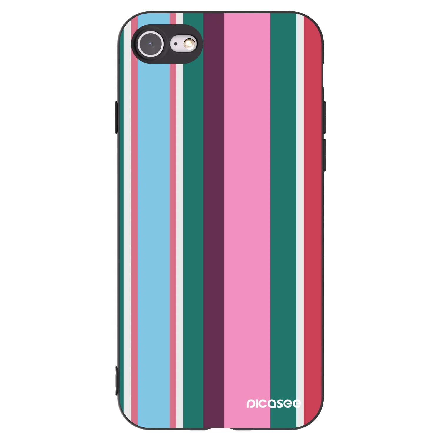Picasee silikónový čierny obal pre Apple iPhone 8 - Cabana club