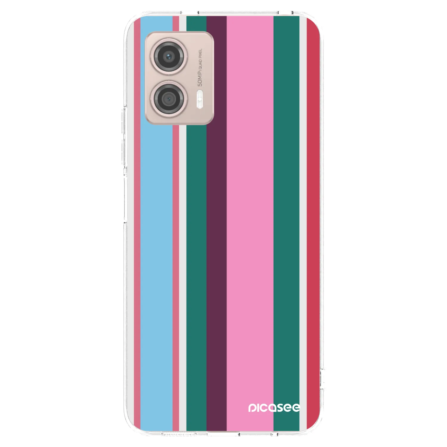 Picasee silikónový prehľadný obal pre Motorola Moto G53 5G - Cabana club