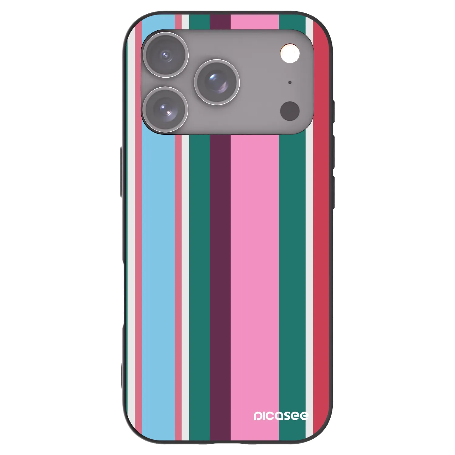Picasee silikónový čierny obal pre Apple iPhone 17 Pro - Cabana club
