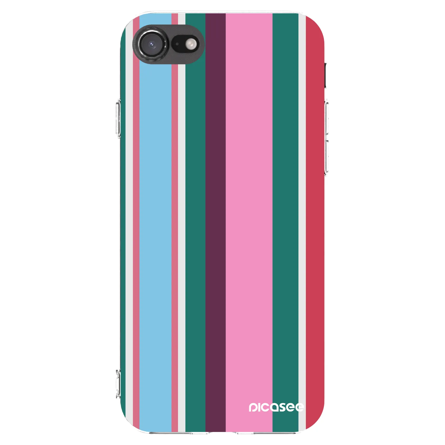 Picasee silikónový prehľadný obal pre Apple iPhone SE 2020 - Cabana club